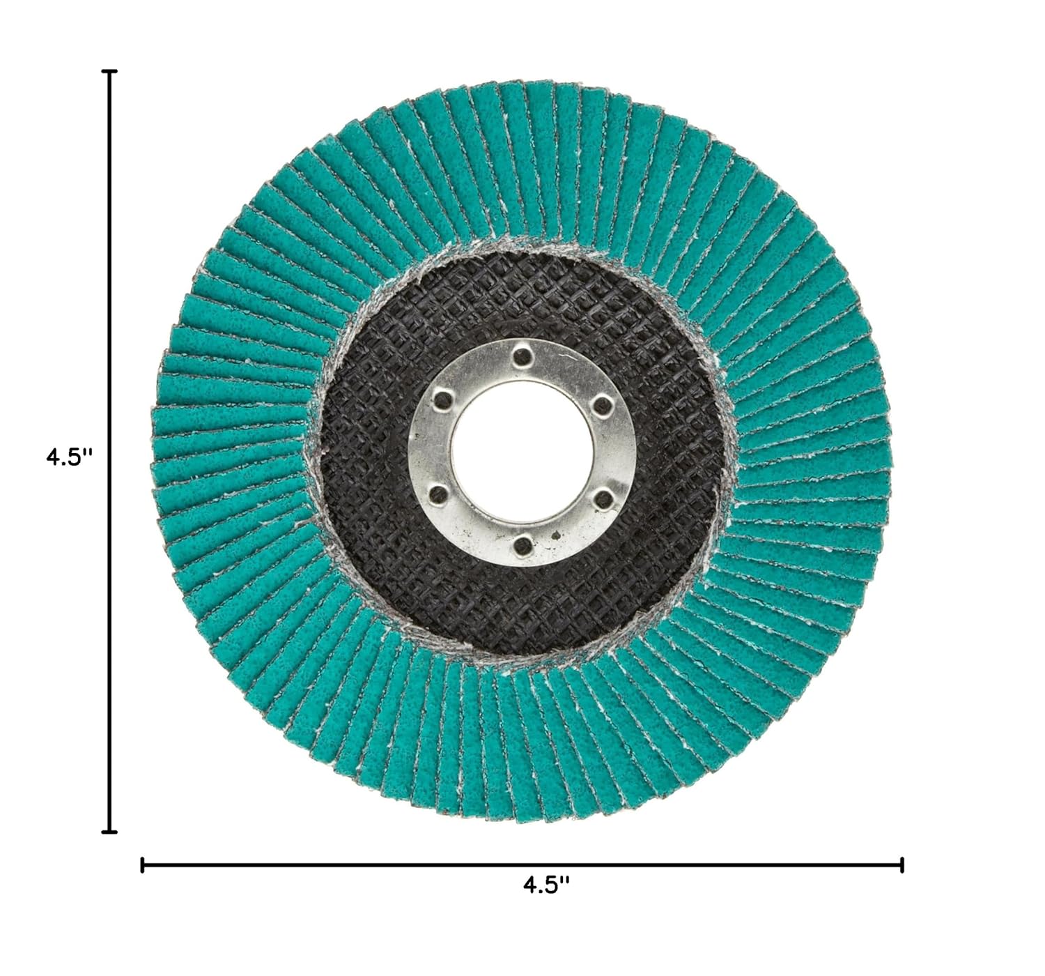 Cubitron II 3M Flap Disc 577F - 60 Grit Aluminum Zirconia - Type 29 Angle Grinder Disc - High Pressure Grinding Disc - 4.5" x 7/8" Arbor Hole