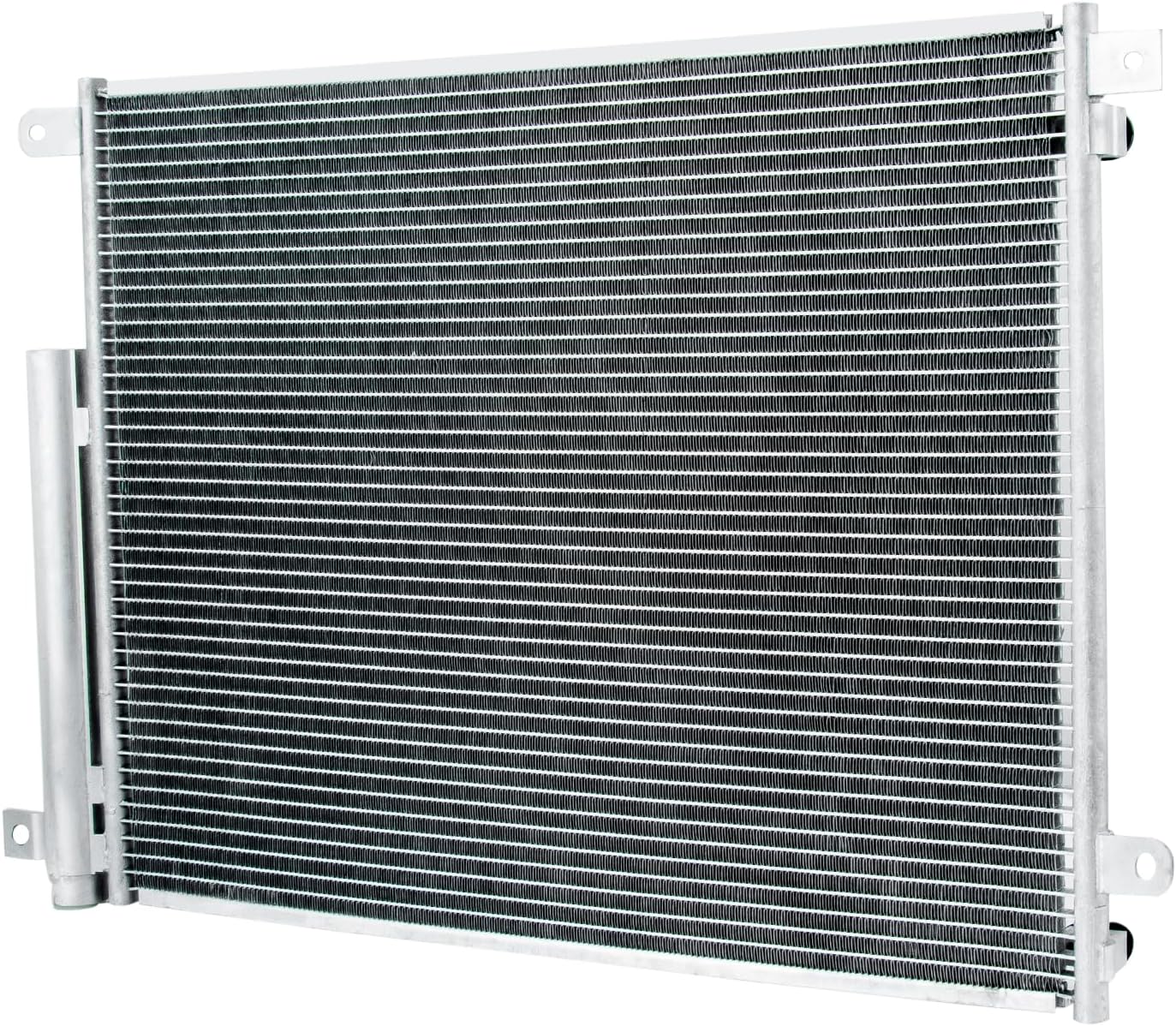 AC Condenser Aluminum 2016-2021 Honda Civic 2.0L L4 Coupe Sedan Sport DX LX EX 2017 2018 2019 2020, HO3030164 730007 AC Air Conditioning Radiator, W/Receiver Drier