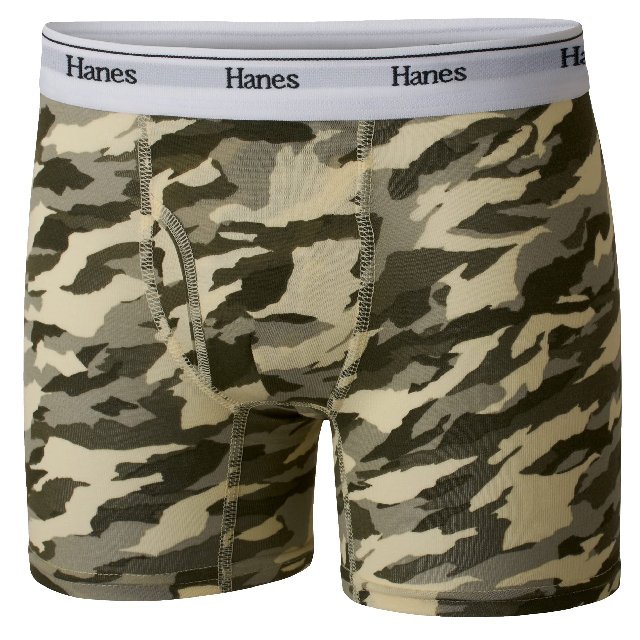 Hanes Boxer da Ragazzo, in Cotone Elasticizzato, Traspirante, Confezione da 5