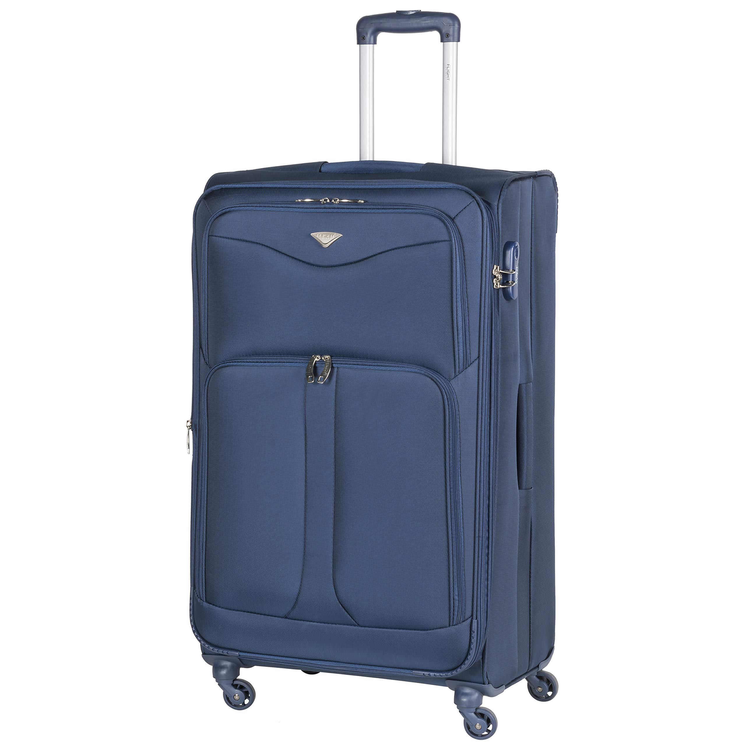 Flight Knight Lightweight 4 Wheel 800D Soft Case Suitcases Anti Crack Cabin & Hold Luggage Options Approved for Over 100 Airlines Including easyJet, BA & Many More! — view 141