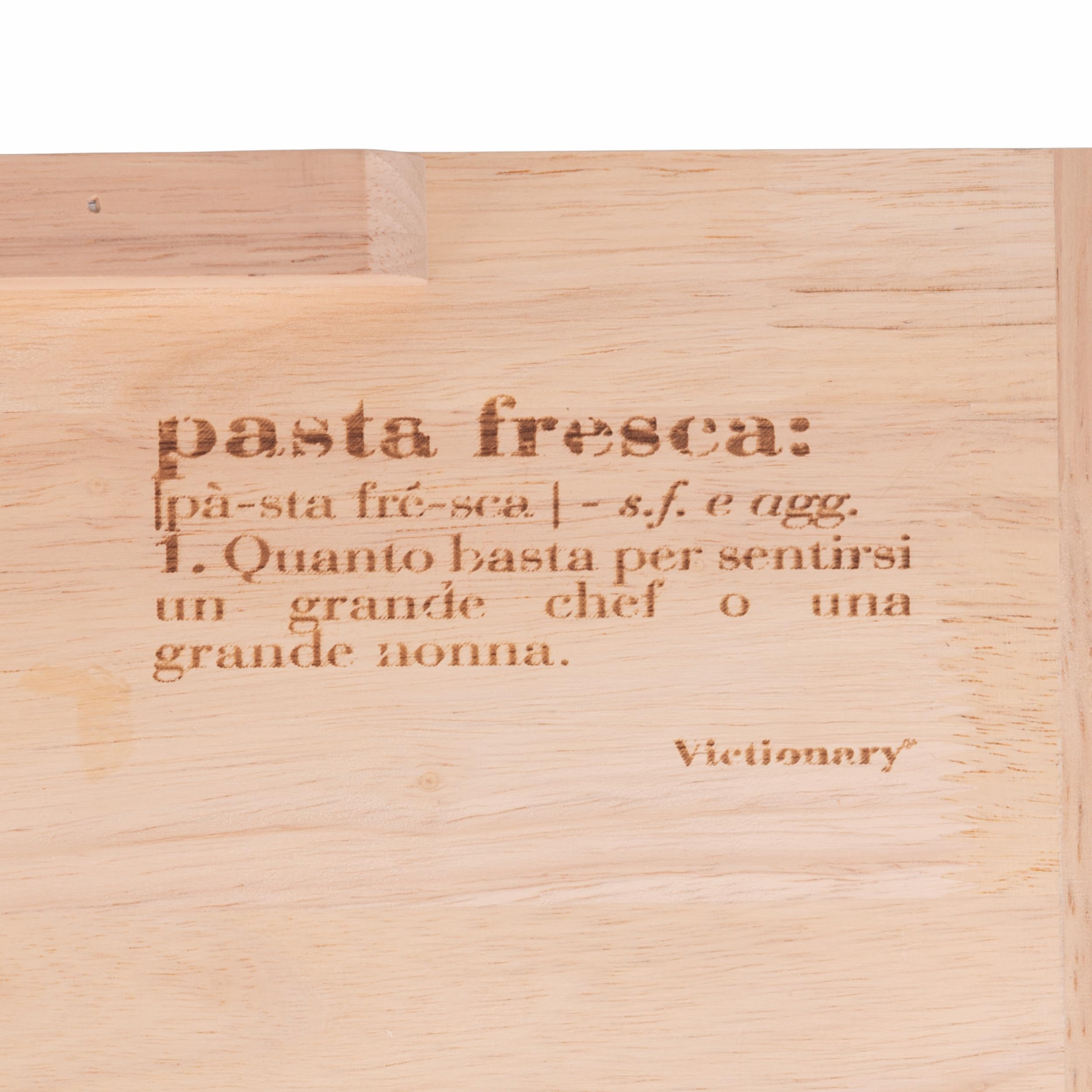 Spianatoia pasta fresca in legno di betulla 68x40 cm, Victionary