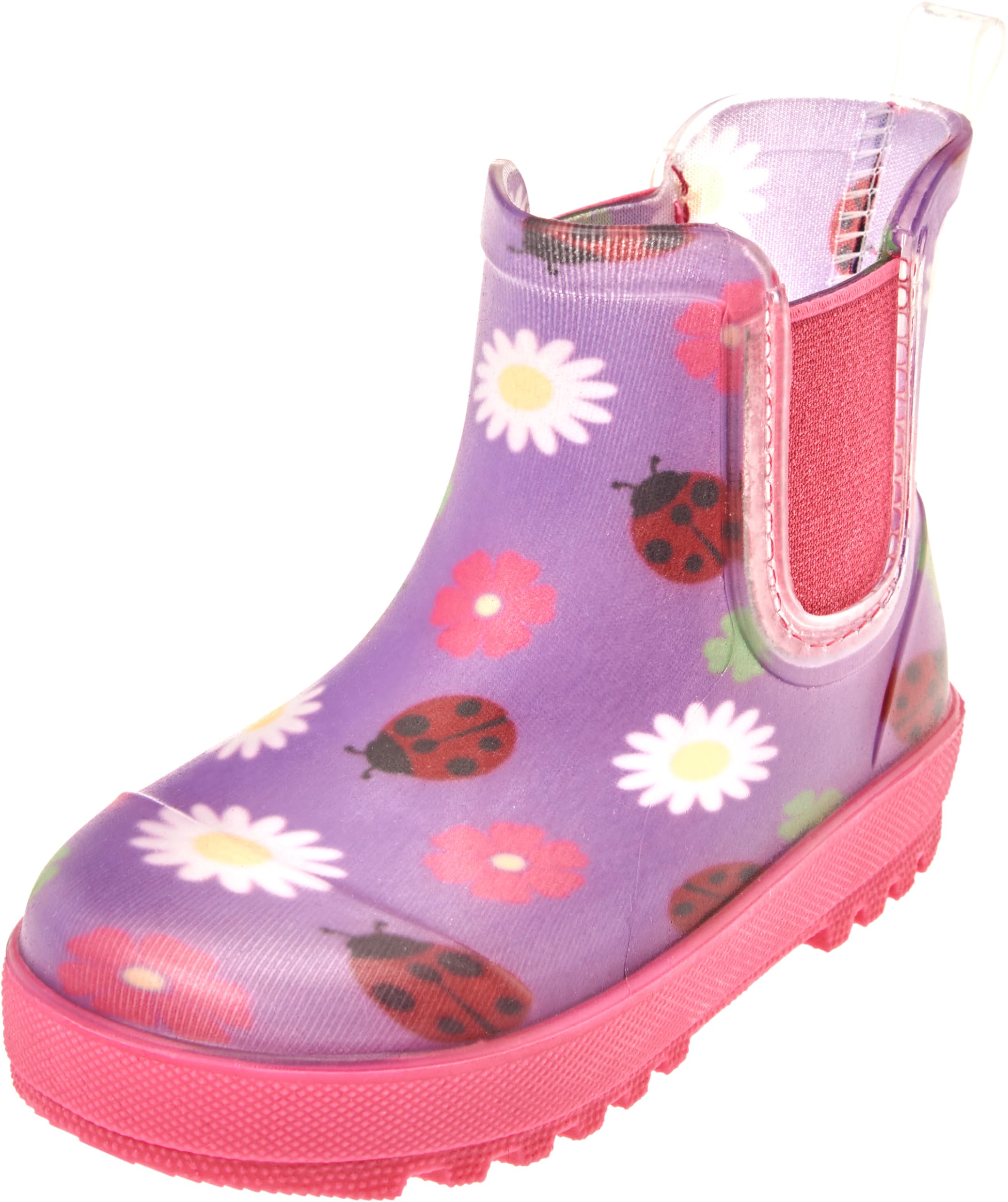 Playshoes Wellington Boots, Lilac Ladybird, 27 EU