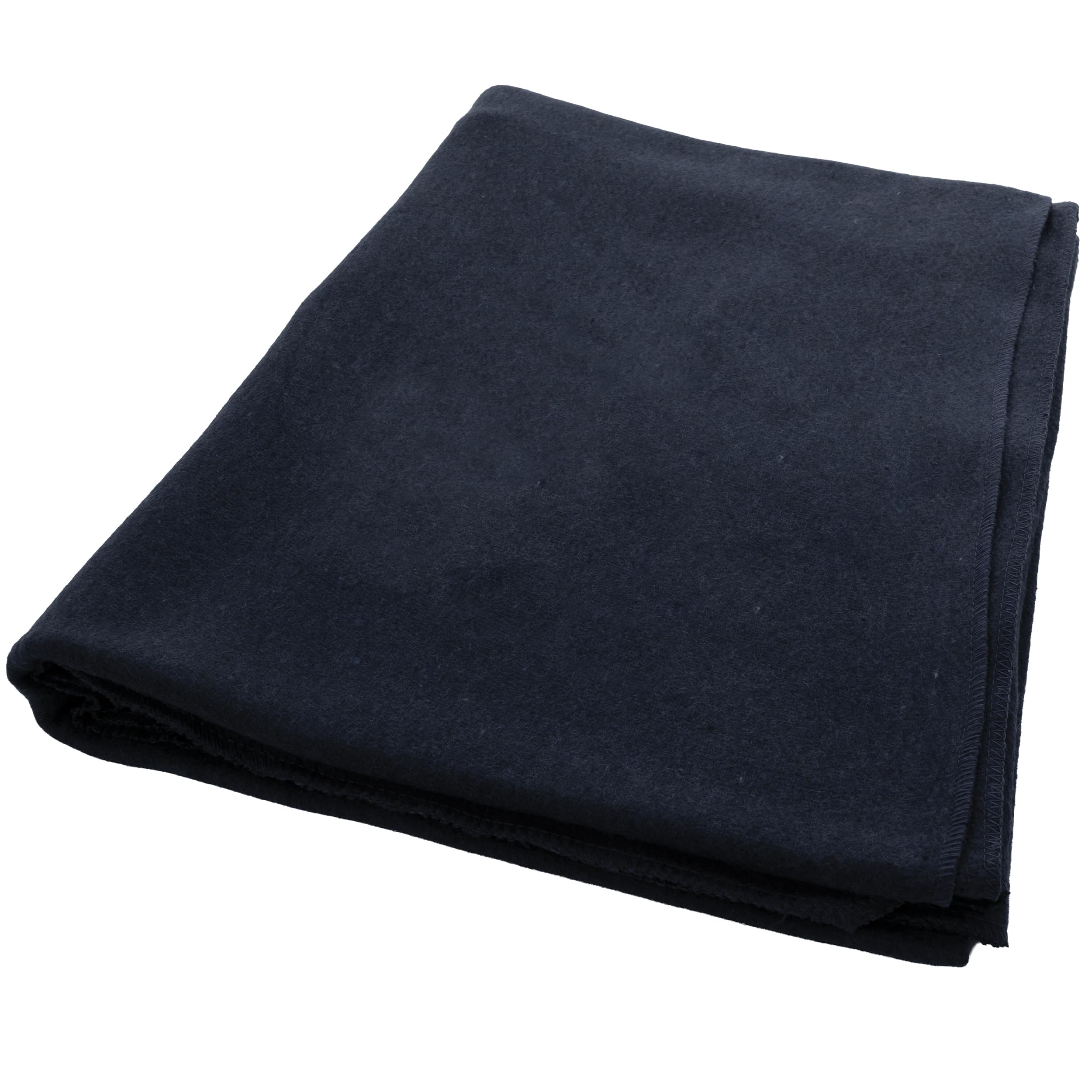 Rothco Wool Outdoor Blanket, Navy Blue (62" x 80")