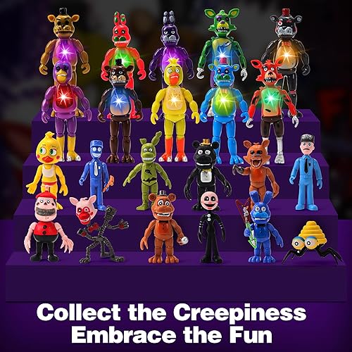 Miniatura 3 de Chihsan Juego de 22 figuras de acción, figuras de anime, figuras coleccionables para niños y adultos, regalo de cumpleaños