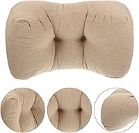 Vista 8 de GLEAVI Cojín lumbar para asiento de coche, almohada lumbar para oficina, soporte de cintura de algodón, cojín de apoyo para la espalda