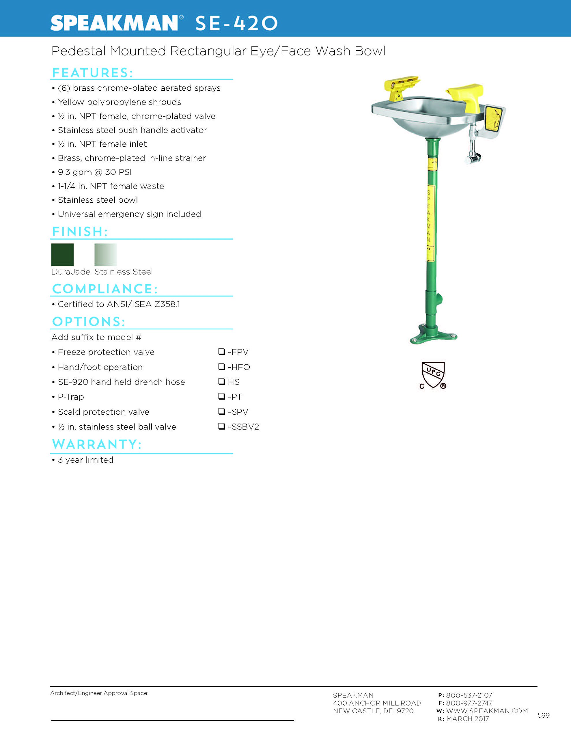 Eye Wash Station Do Not Block Circular - Floor Sign 20