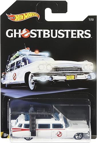 Miniatura 8 de Hotwheels Ghostbusters Die Cast - Juego completo de 8 coches
