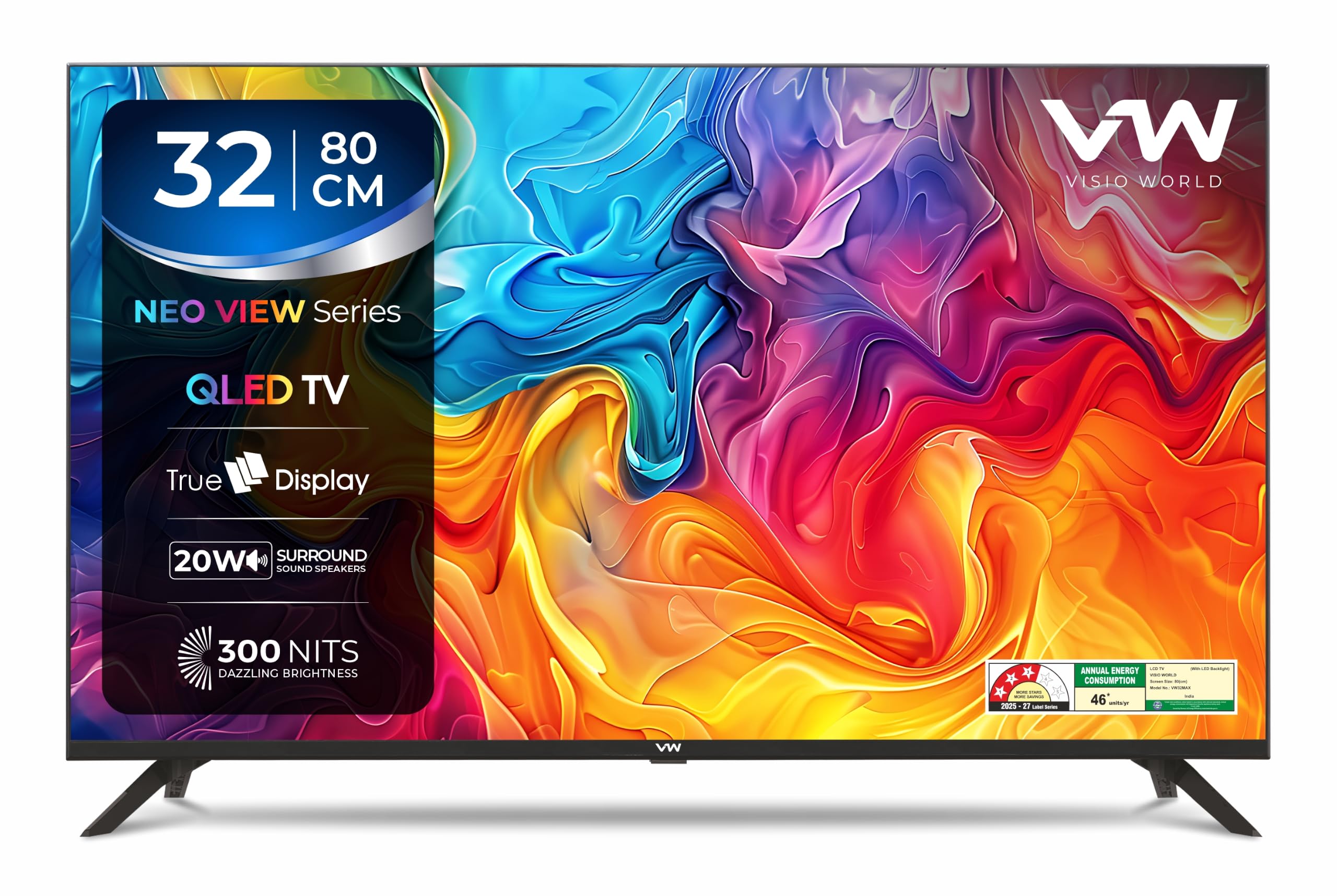 VW 80 cm (32 inches) Frameless Series HD Ready QLED TV VW32MAX-image-19