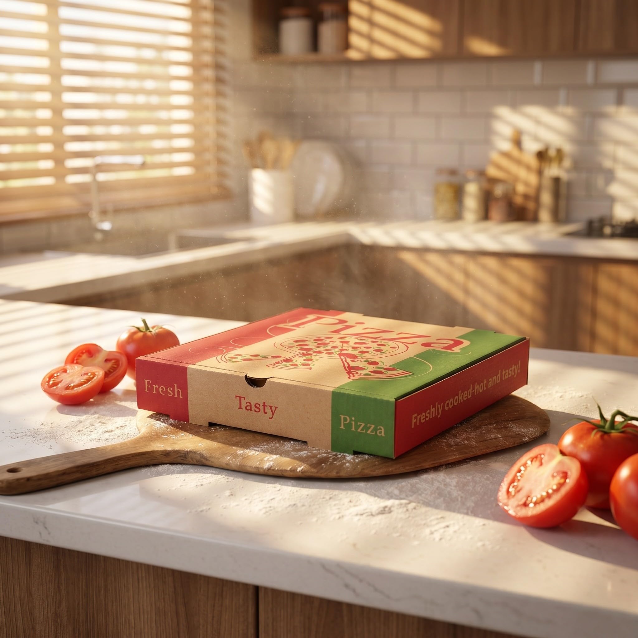 TOYANDONA 20 szt. papierowych pojemników na pizzę, 8 cali