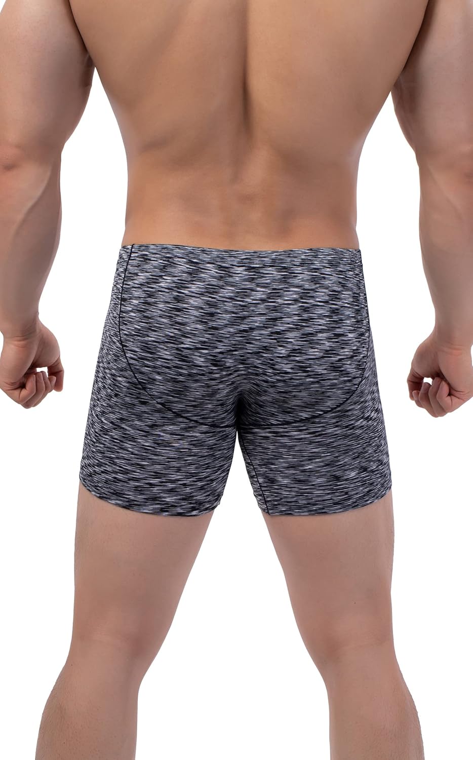 iKingsky Men's Quick-dry Long Leg Boxer Briefs Sexy Bulge Trunks No Ride Up Shorts Underwear Seamless Front Under Panties - Image 4