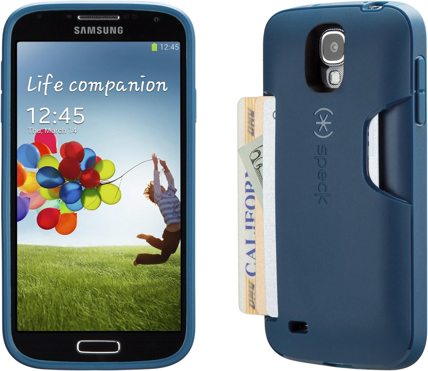 Speck Products SmartFlex Card Samsung Galaxy S4 Case - Deep Sea Blue