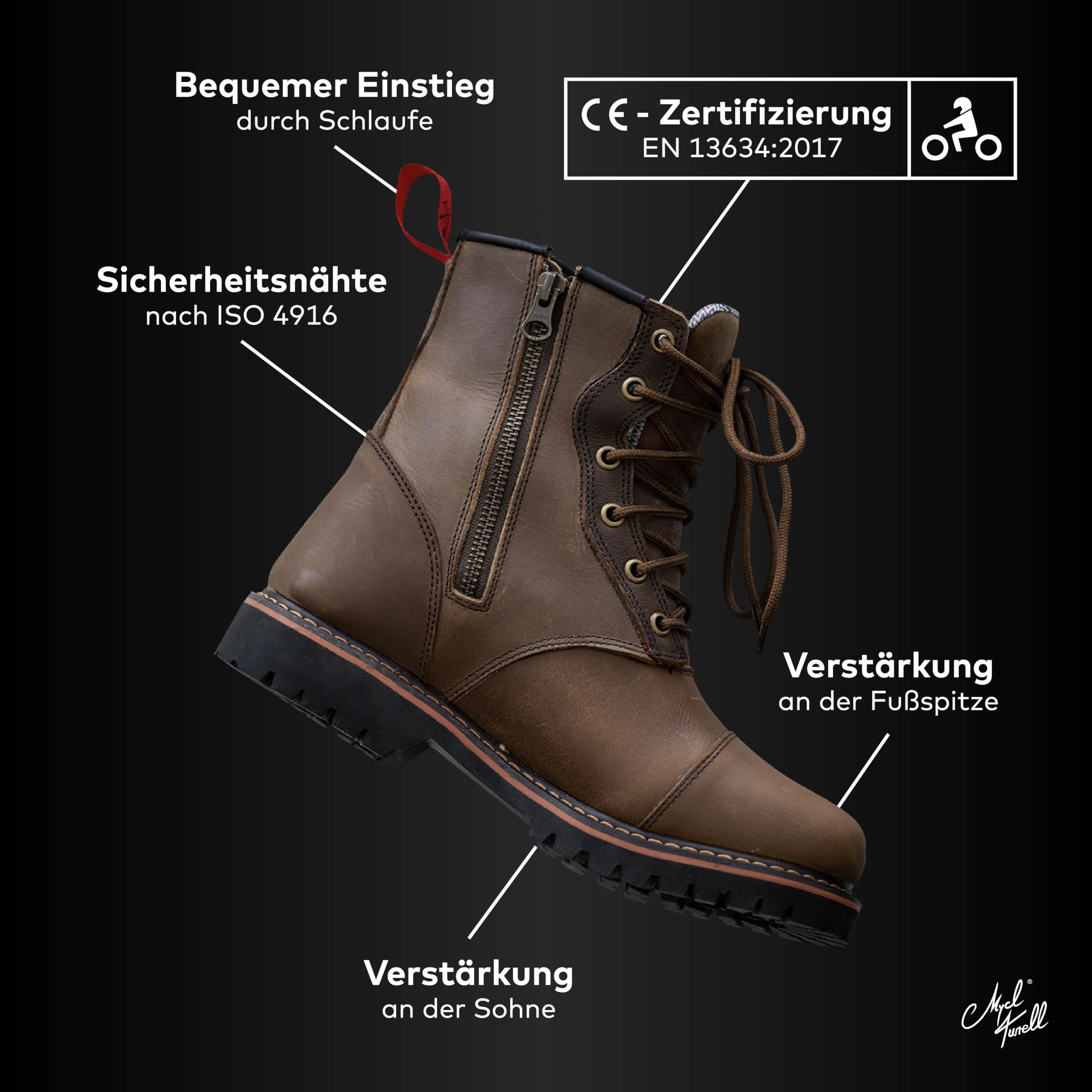 Stylische Carolina Motorradstiefel für Damen - Wasserdichte, Rutschfeste und Langlebige Boots für Sicherheit und Komfort