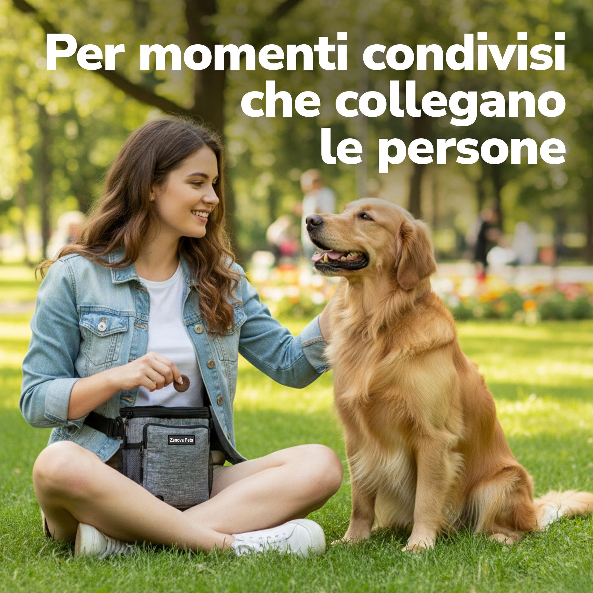 Borsa per Bocconcini per Cani – Borsa da Allenamento Pratica con Cintura Extra – Borsa per Allenamento Cani & Passeggiata – Sacchetto Robusto e Resistente all'Acqua per Cibo e Bocconcini per Cani