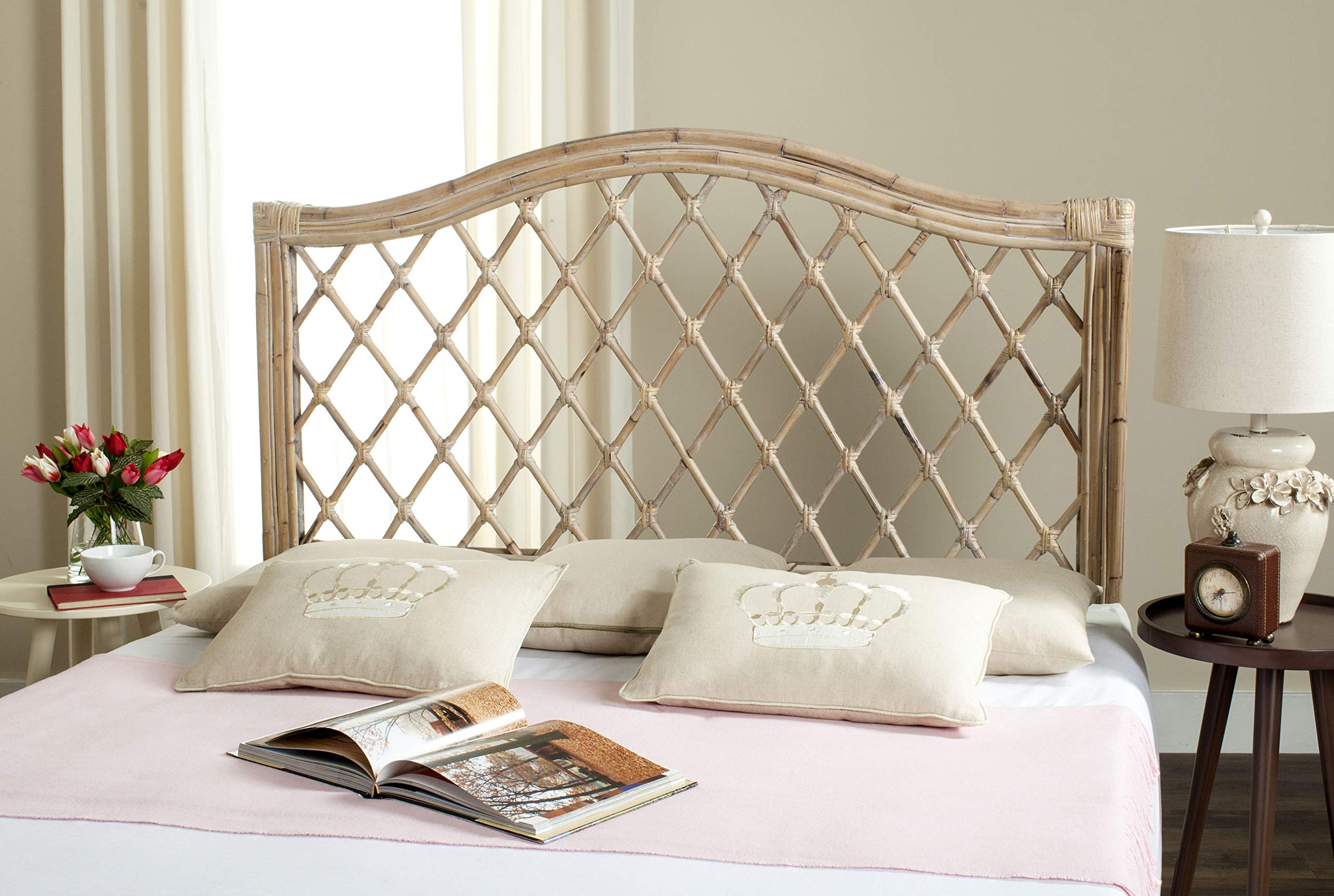 SAFAVIEH Gabrielle Rattan Full Headboard