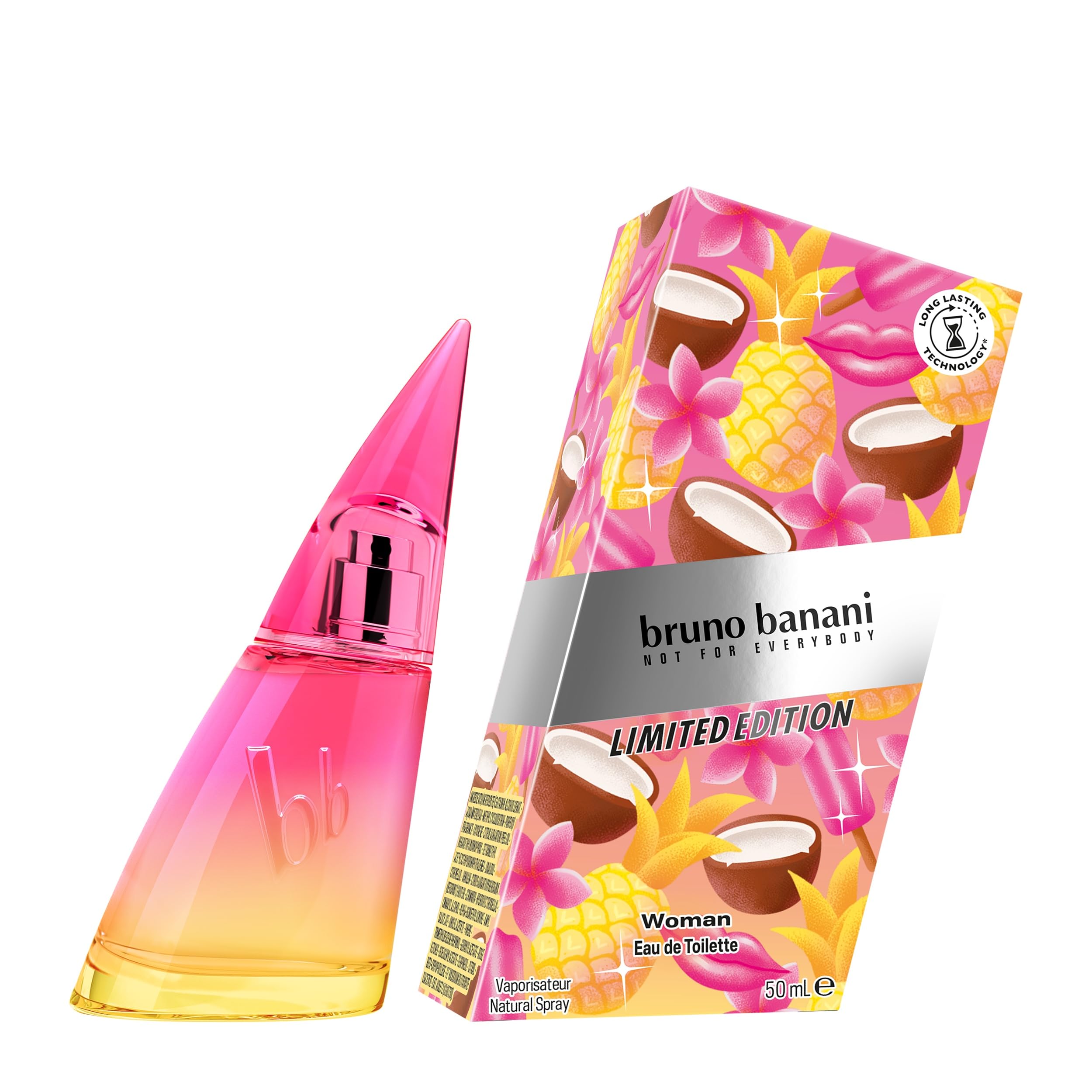 bruno banani Woman Summer Limited Edition damska woda toaletowa o kwiatowo-owocowym zapachu, 50 ml