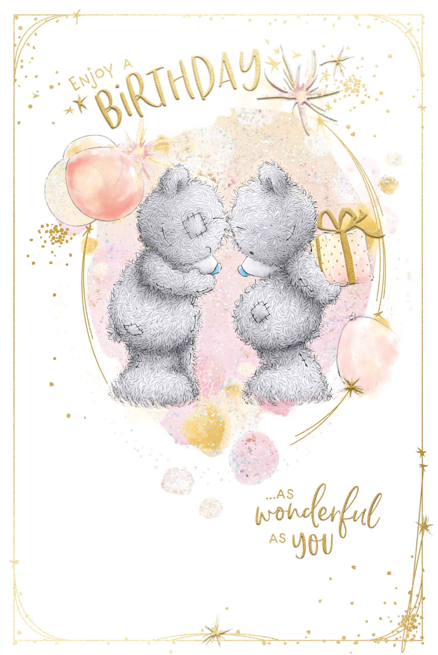Me to You Tatty Teddy 'Wonderful as You' Birthday Card - Official Collection