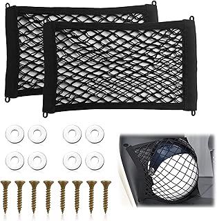 Sponsored You’re seeing this ad based on the product’s relevance to your search query.Learn more about this advertisement Car Luggage Net, 35 x 20 cm, Double Fine Mesh Net, Pack of 2 for Boot Storage, Organising Bags, Accessories for Car, Luggage Compartment Storage Net
