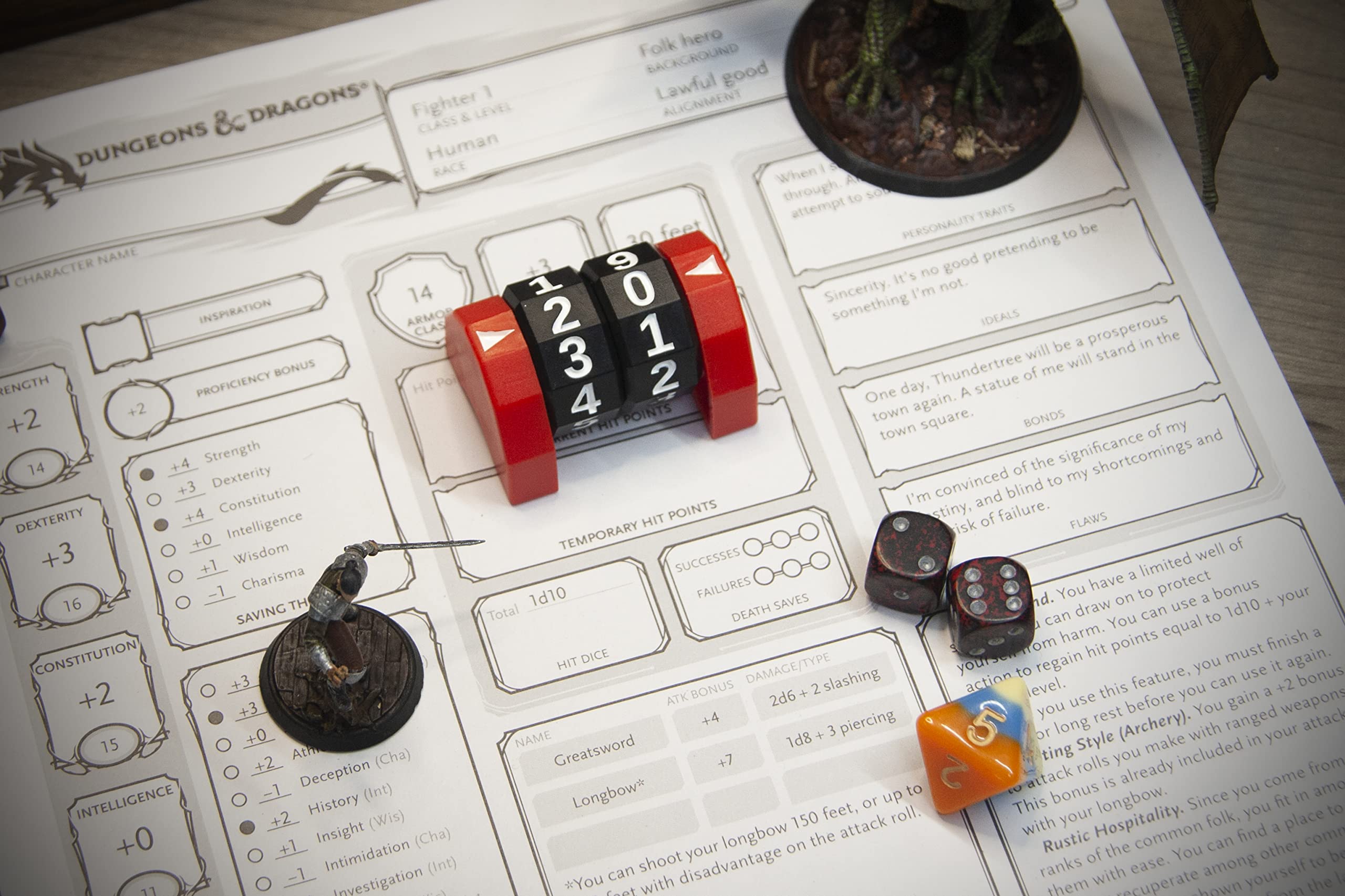 Amazon.com: Life Counter / Wound Counter - Number dial - Two Dial Red - MTG,  D&D, or Other Tabletop Games