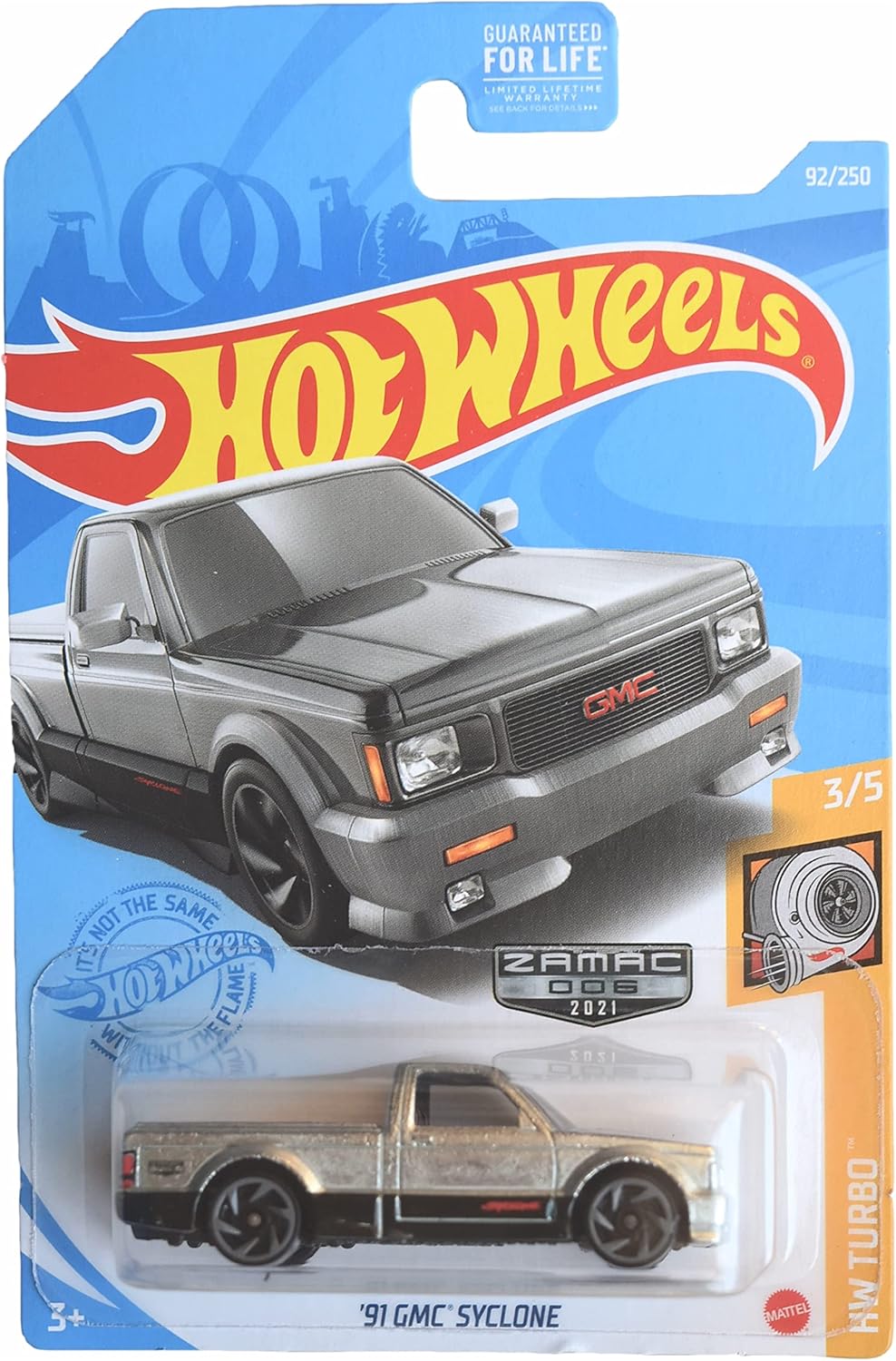 Hot Wheels '91 GMC Syclone - Zamac 92/250 Turbo 3/5