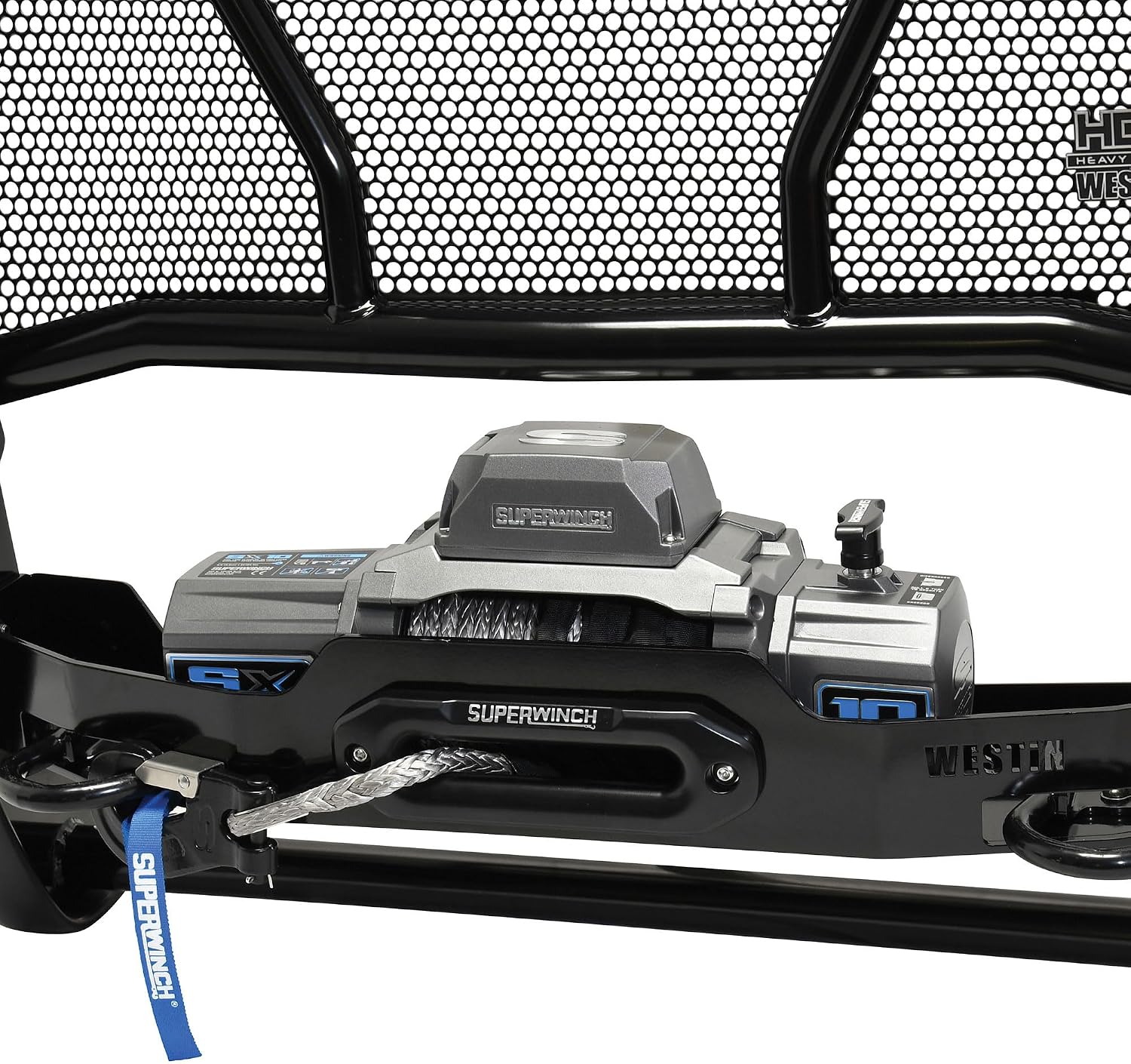 Westin 57-94065 HDX 1-Piece Winch Mount Grille Guard fits 2021-2026 F150 (Exc Platinum Raptor and 2022+ Lightning EV) (Exc with Sensors)