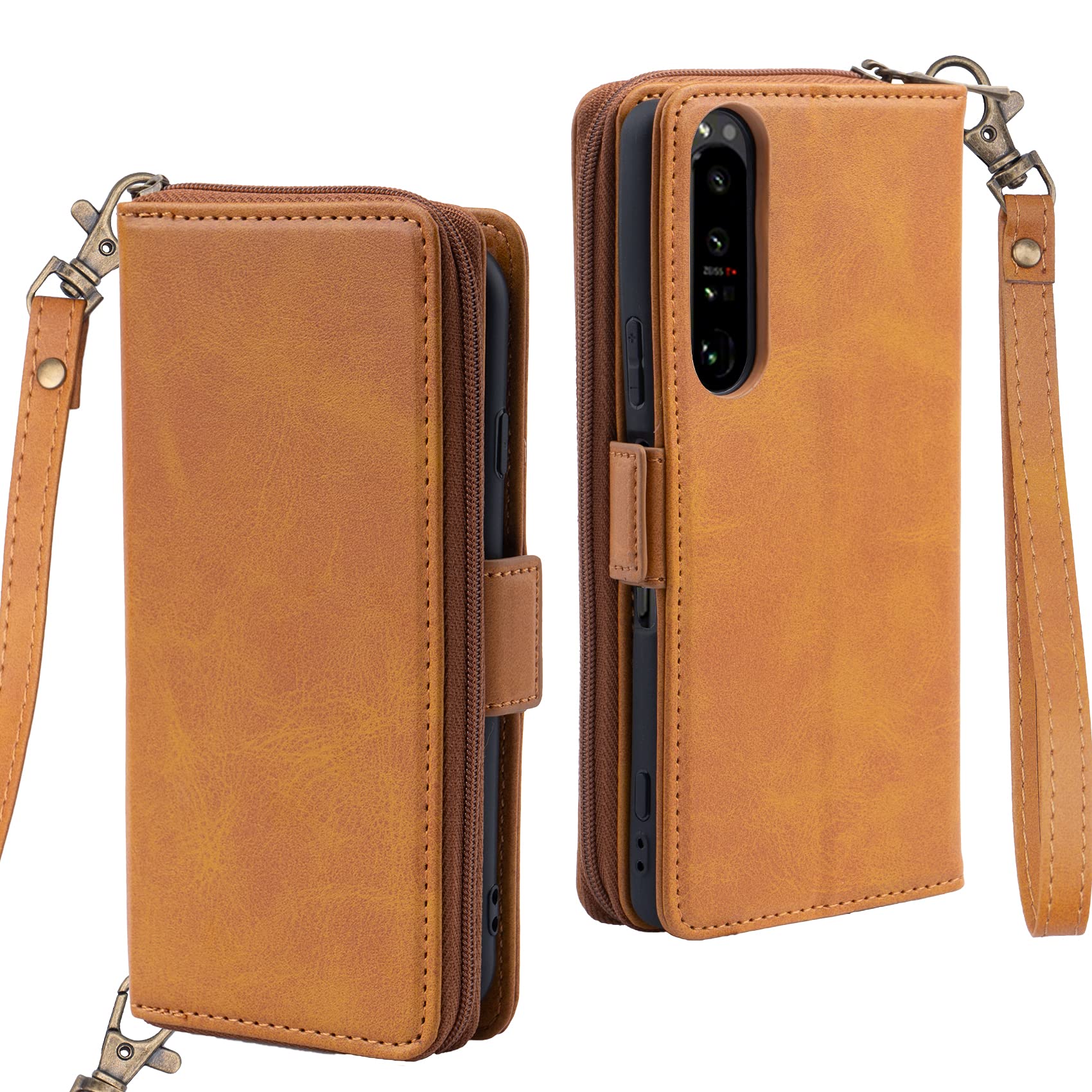 Amazon.co.jp: Xperia 1 iii ケース 手帳型 多財布デザイン