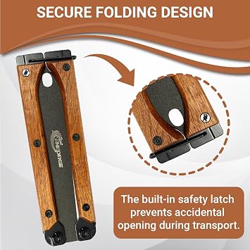 Japanese Folding Saw, 12 Inch with Double Edges (6 Inch Blade), 10/12 TPI, SK5 Material, Carpenter Saw, Folding HandSaw for Wood Cutting