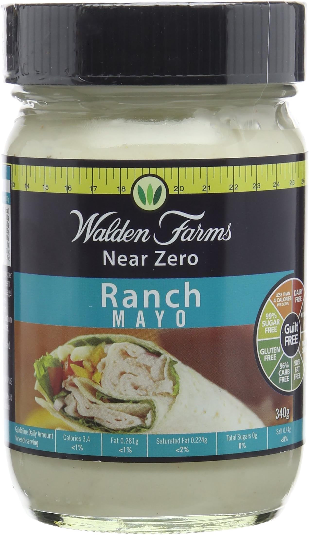 Walden Farms Near Zero Ranch Mayo 340 g