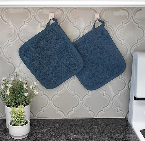 Miniatura 79 de Ritz - Agarradera de rizo y almohadilla resistente al calor, duradero, 100% algodón, diseño ergonómico para un agarre óptimo, fácil cuidado, lavable