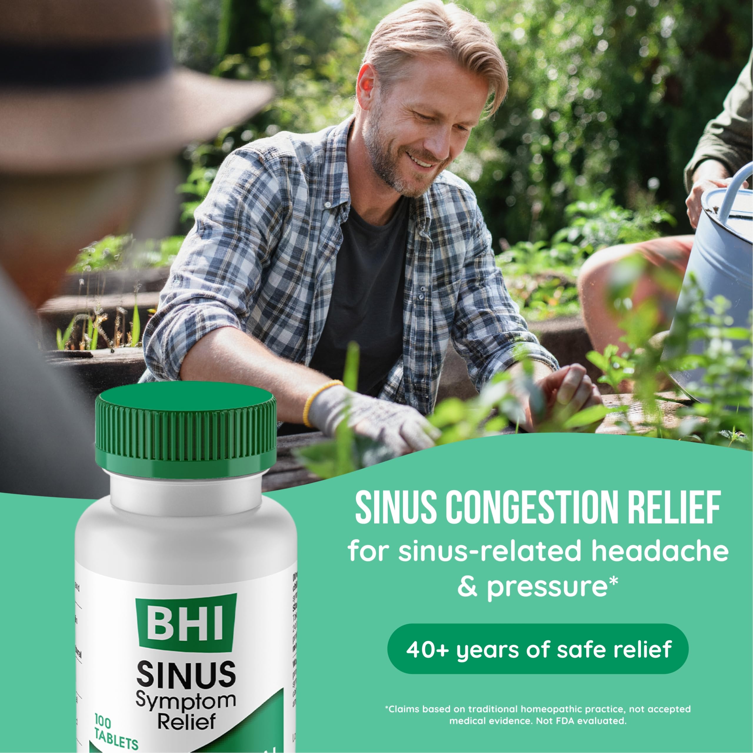 MediNatura BHI Sinus Congestion Relief Chewable Tablets, 100 Count — Amazon image 2