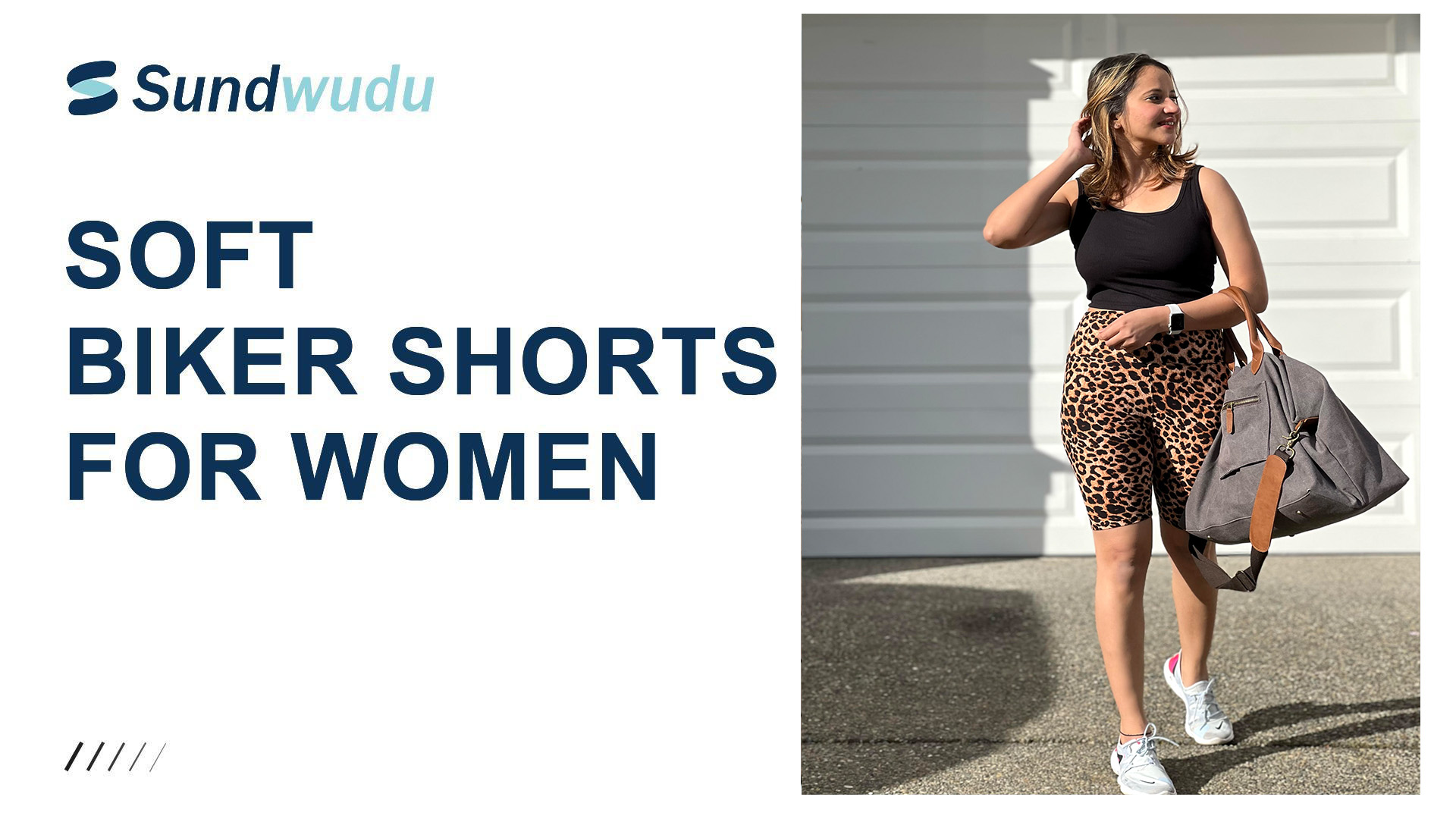 Sundwudu Confezione da 4 pantaloncini da motociclista da donna, 20,3 cm