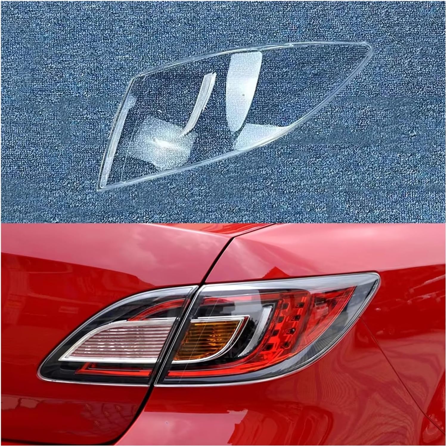 Tail Lamp cover For Mazda For 6 2009 2010 2011 2012 2013 2014 2015 Car Rear Light Housing Case Transparent Lampshade Shell (Outside A Pair)