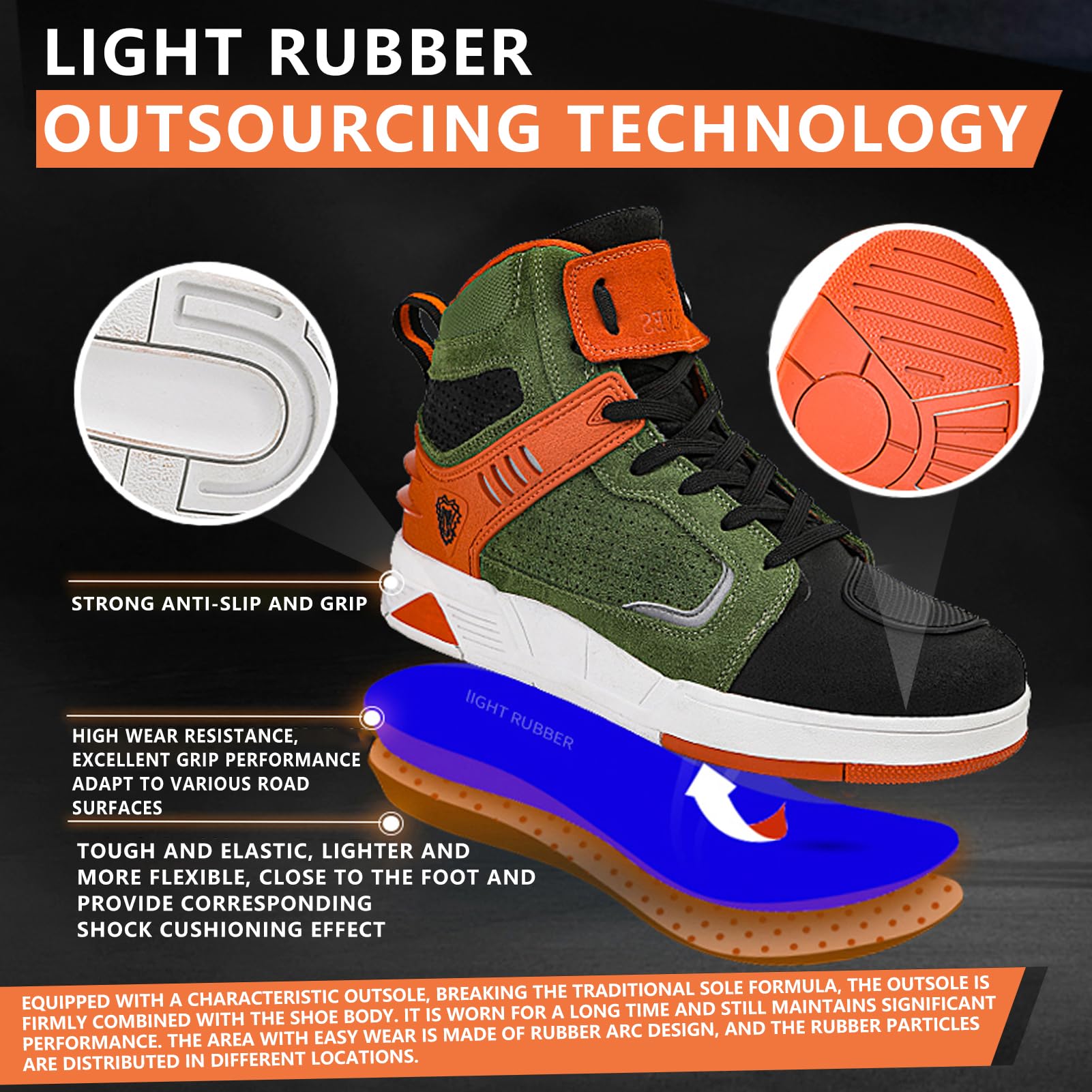 Chaussures Moto Hommes Bottes de Motard décontractées antidérapantes Respirantes décontractées avec Chaussures de Protection de Motocross Street Casual