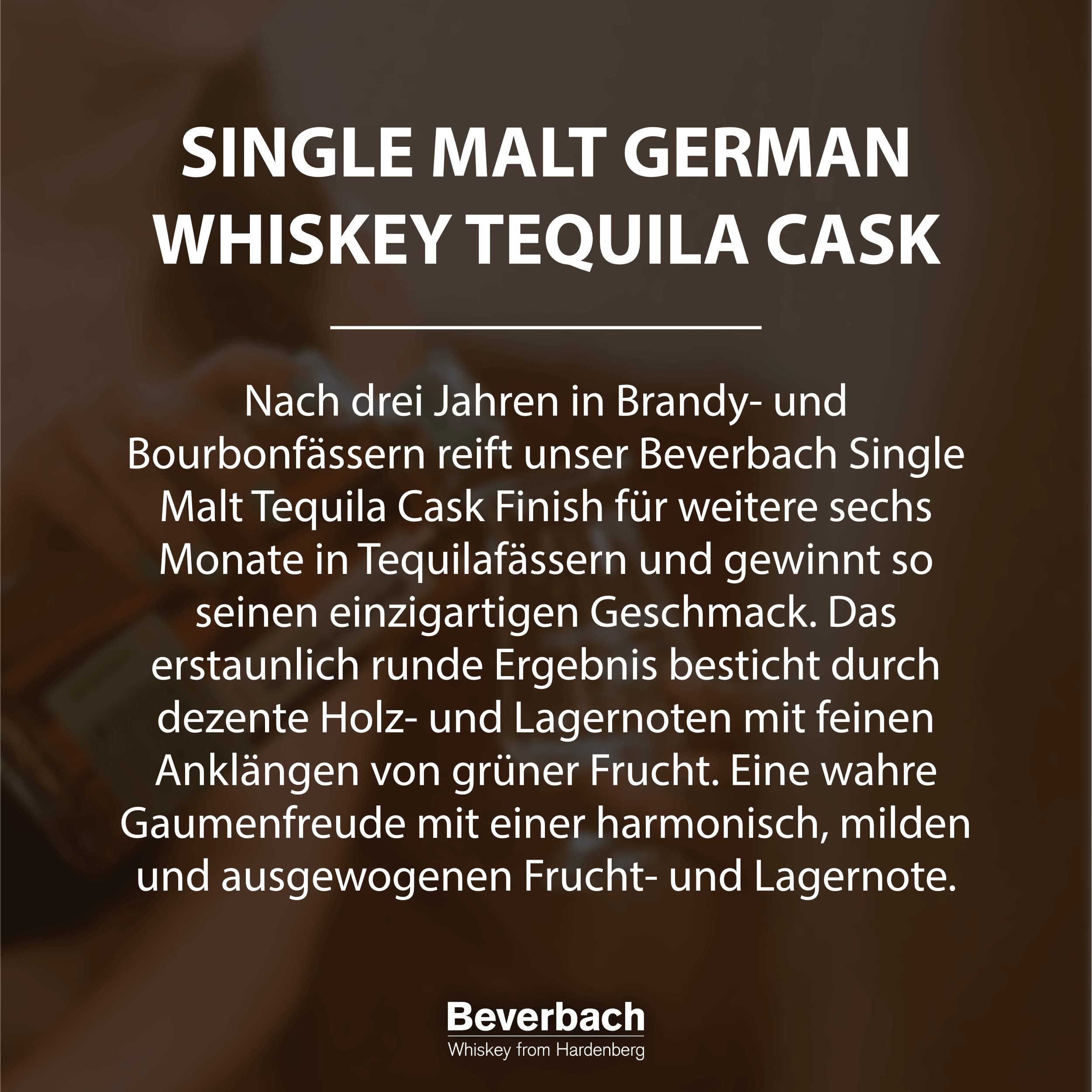 Beverbach | Single Malt | Tequila Cask Finish | 43% vol. | 0,7L