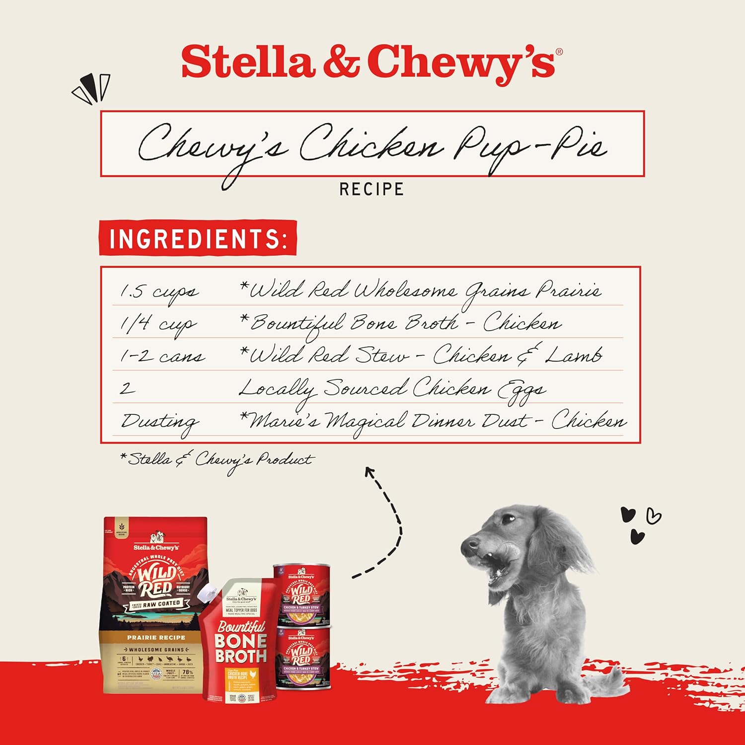 Stella Chewy's, Chewy's Chicken Pup-Pie Recipe Liberia Ubuy