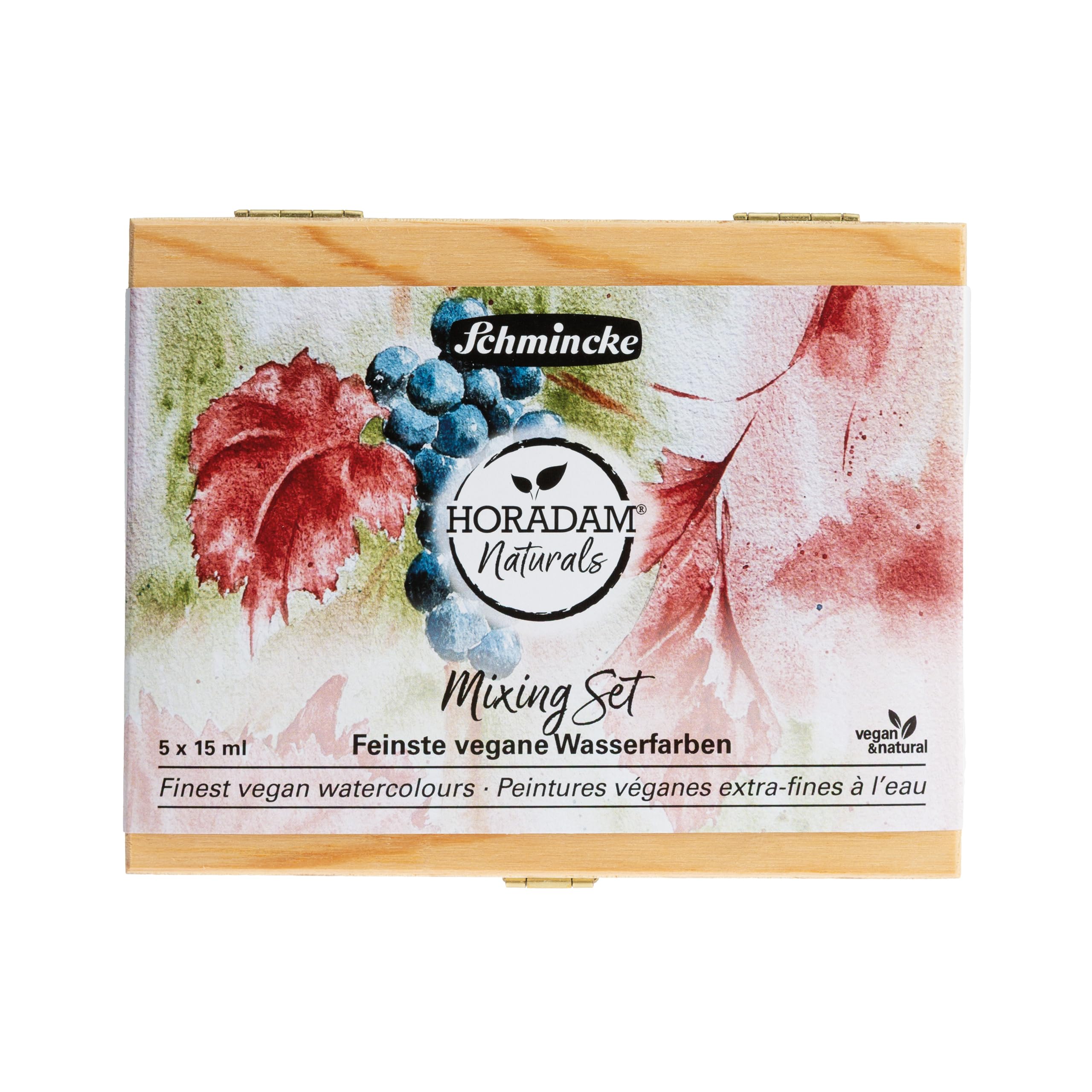 Schmincke Naturals 86 009 097 Kit de mélange aquarelle végétalienne avec pigments minéraux naturels