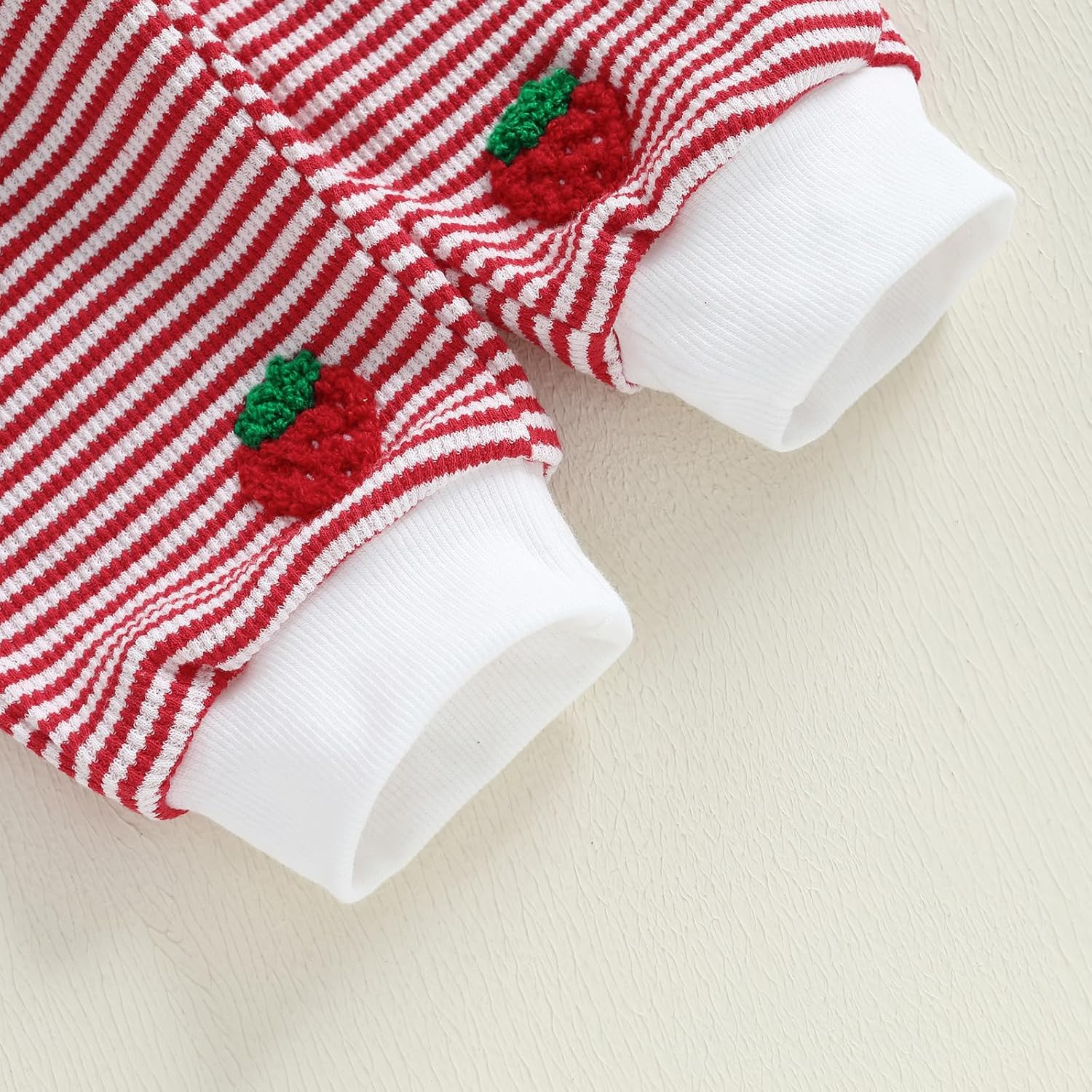 Toddler Baby Girl Fall Winter Clothes Long Sleeve Strawberry Sweatshirt With Jogger Pants Sweatsuit Cute 2Pcs Outfit - Image 6