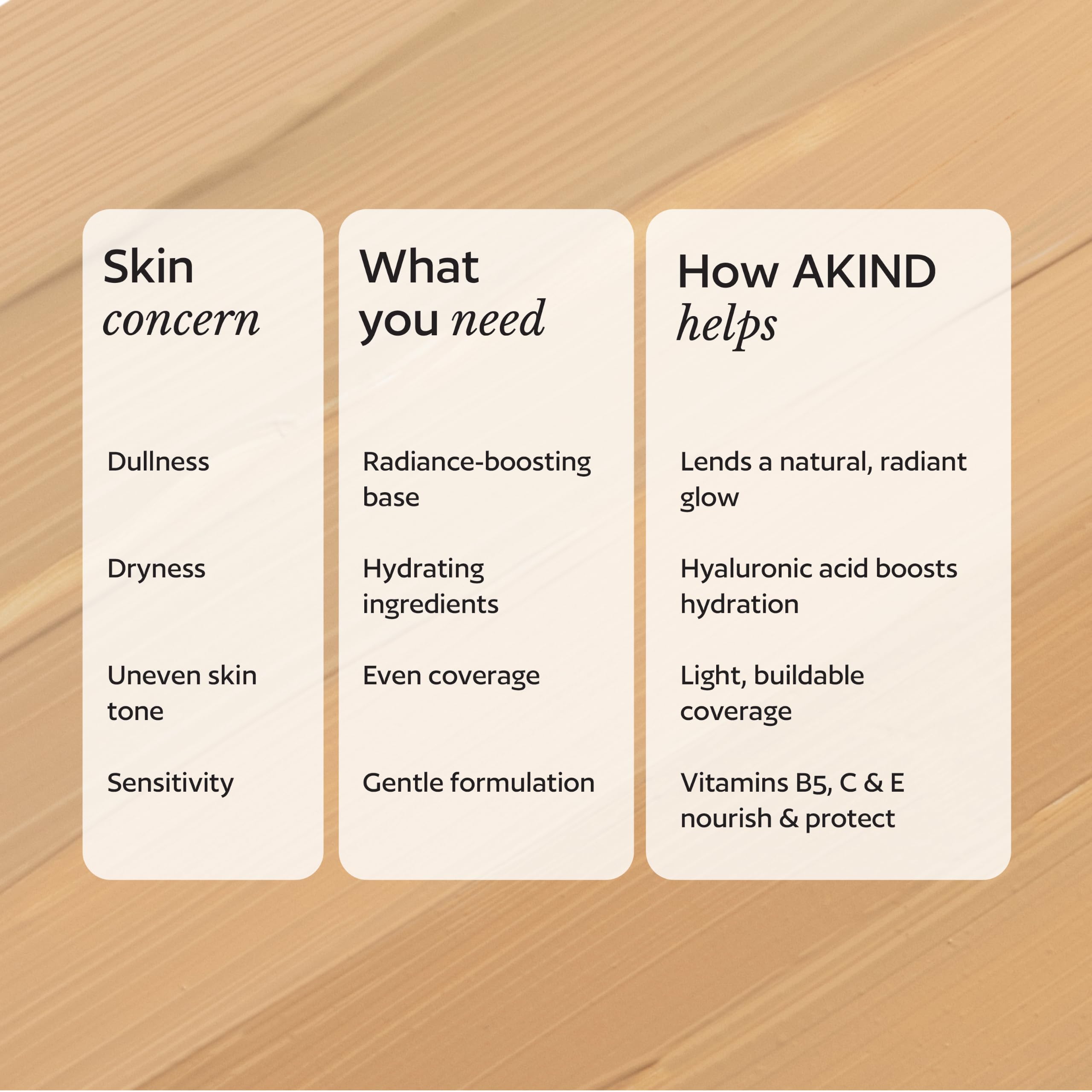 Akind Drop A Hint Hydrating Skin Tint SPF 30 PA+++ for Dewy Skin with Sun Protection & Enriched with Hyaluronic acid & Vitamins B5, C & E - 110 Ivory (30 ml) 4