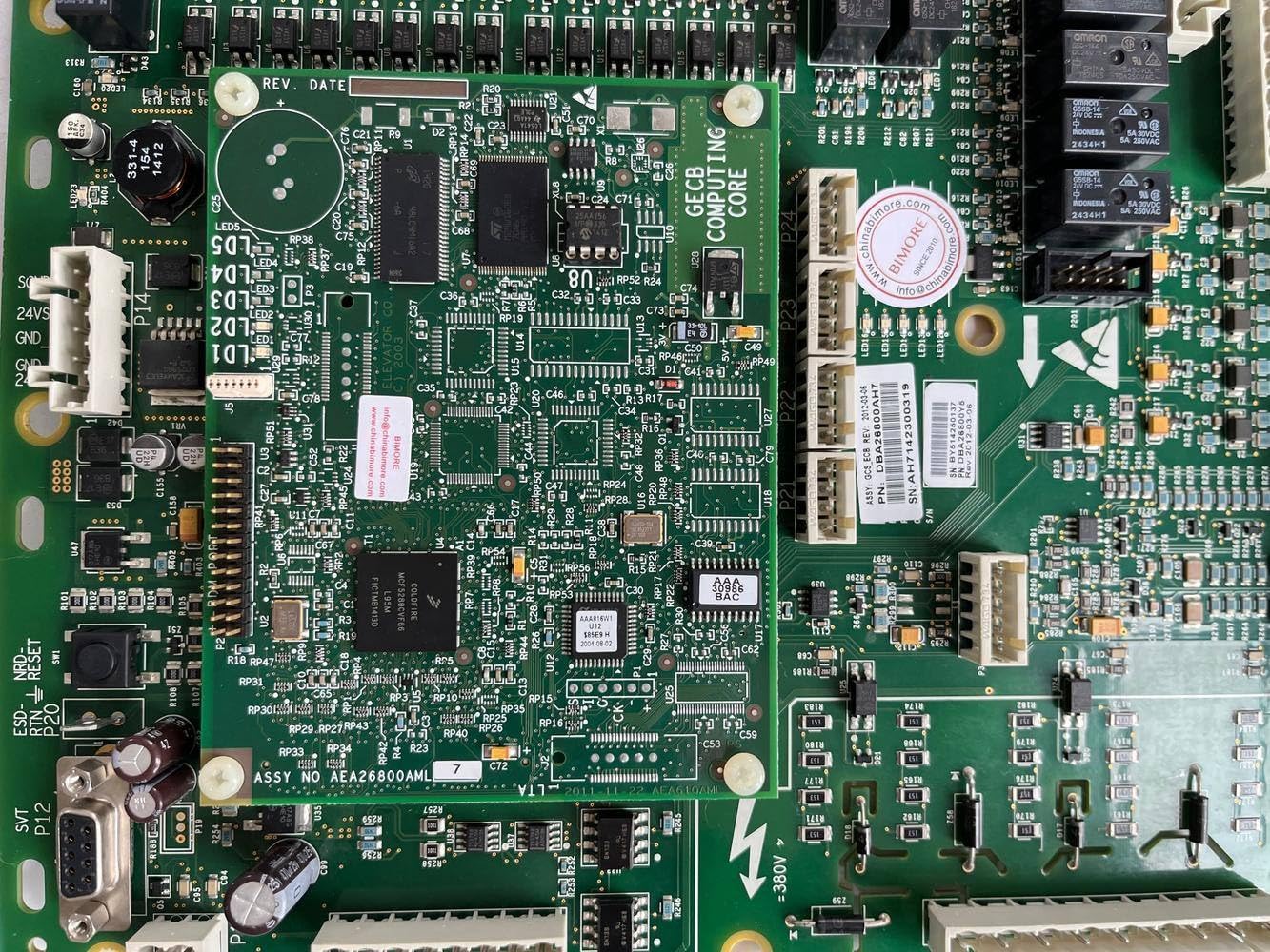 Escalator Spare Parts PCB Board DBA26800AH7 DBA26800AY5 AEA26800AML7