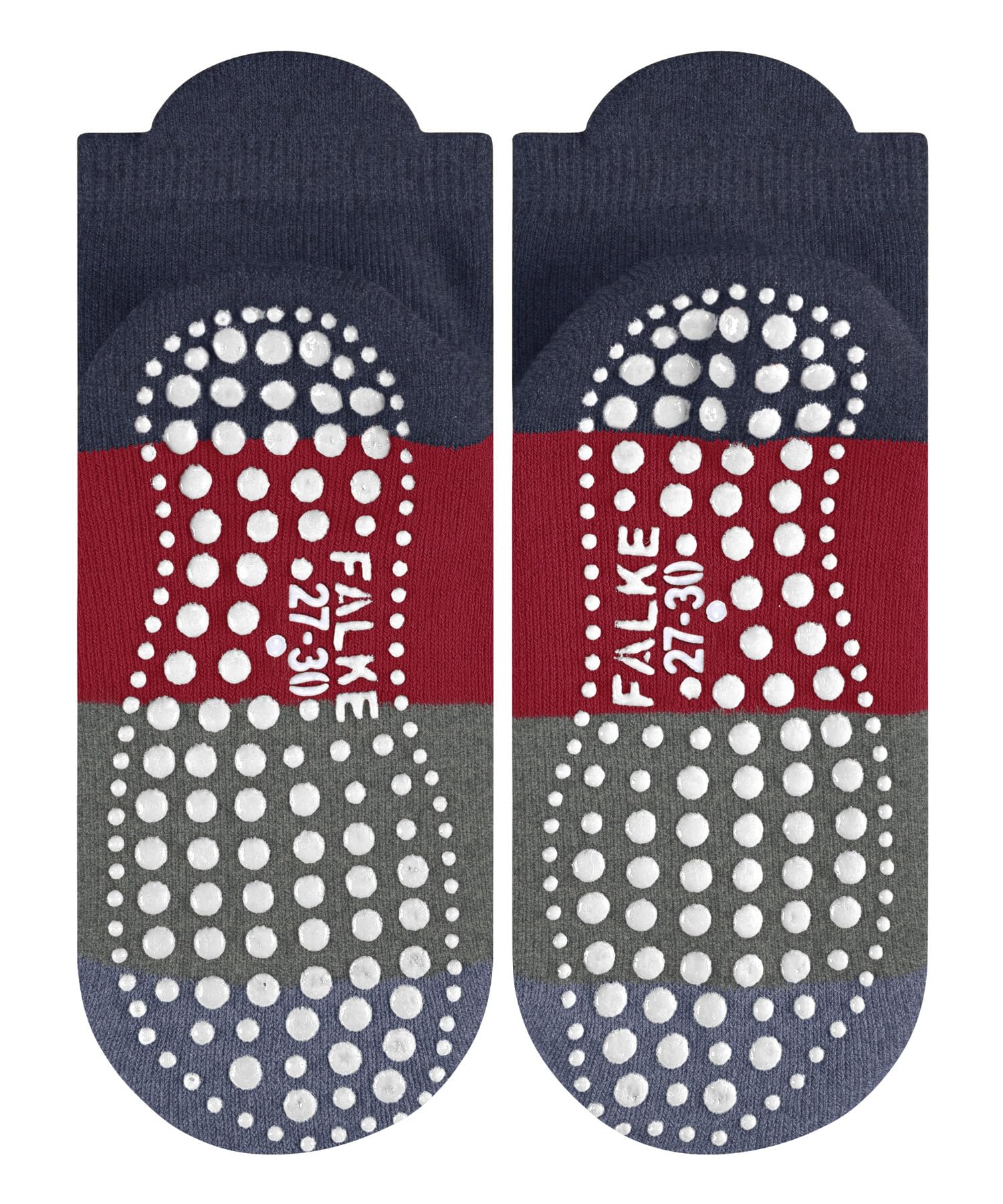 FALKE Uniseks - dzieci Colour Block z wypustkami na podeszwie wyspustki na podeszwie wygodne z pluszem przyjazne dla skóry płaski niegniotący szew oddychająca bawełna 1 Para