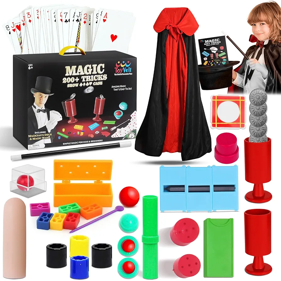 Magic Kit, 50+ Magic Tricks For Kids With Instructions