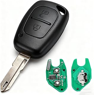 Replacement 2 Buttons 433MHZ Remote Car Key Fob Fit For Renault Traffic/Master Kangoo Vauxhall Vivaro/Movano Nissan Primastar/Interstar PCF7946 Chip + NE73 Blade