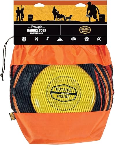 Outside Inside Lanzamiento de barril de estilo libre para camping, viajes y juegos de patio trasero