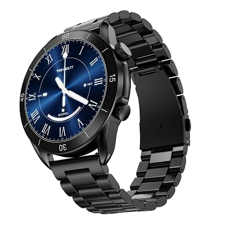 Fire-Boltt Legacy Luxury Round Smart Watch 1.43″ Super AMOLED,Bluetooth Calling,Wireless Charging,Voice Assistant,SpO₂ &amp; Heart Rate Monitor,110+ S