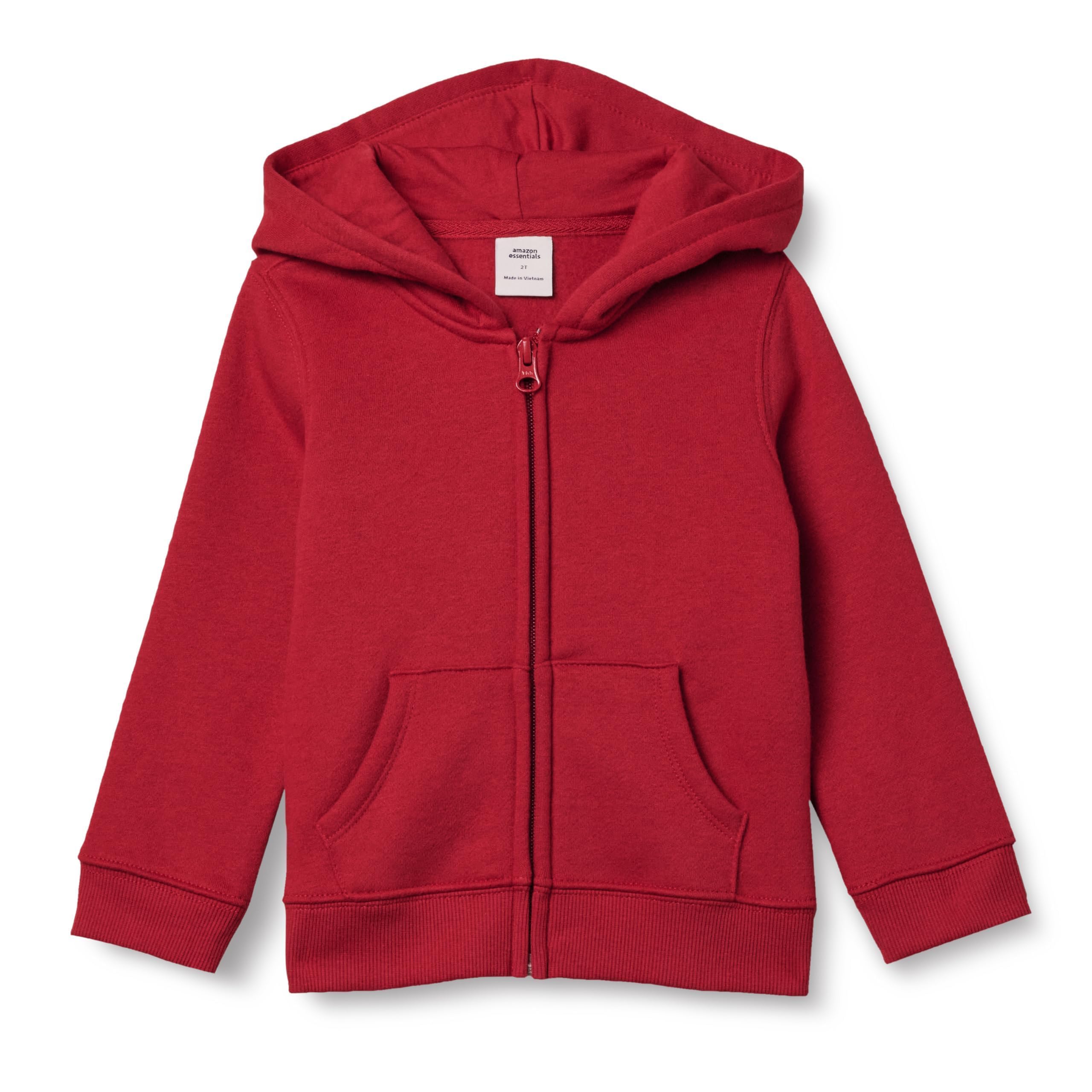 Amazon Essentials Girls Fleece Zip-Up Hoodie Sweatshirt — view 7