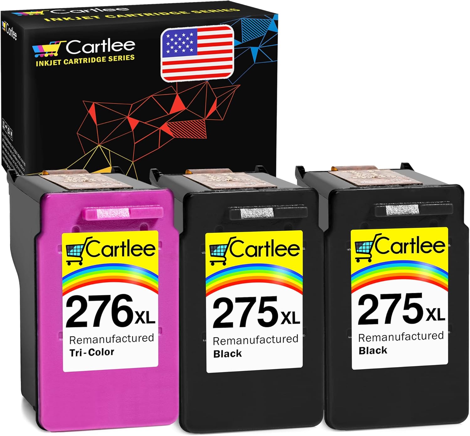 Cartlee Remanufactured Ink Cartridges Replacement for Canon