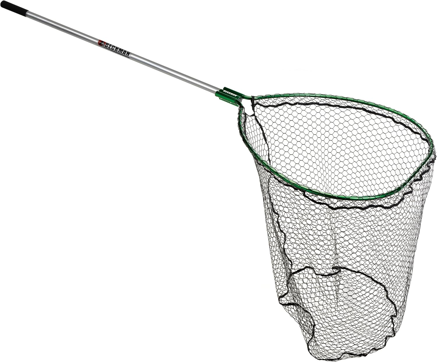 Beckman Net BN3136C63 Coated Extendable Handle Net, Green/Silver, 31