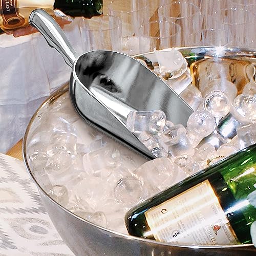 Miniatura 2 de Amazing Abby - Elsa - Cucharas de hielo de aluminio de 24 onzas (juego de 2), cucharas de aluminio fundido, grado alimenticio, buenas para uso