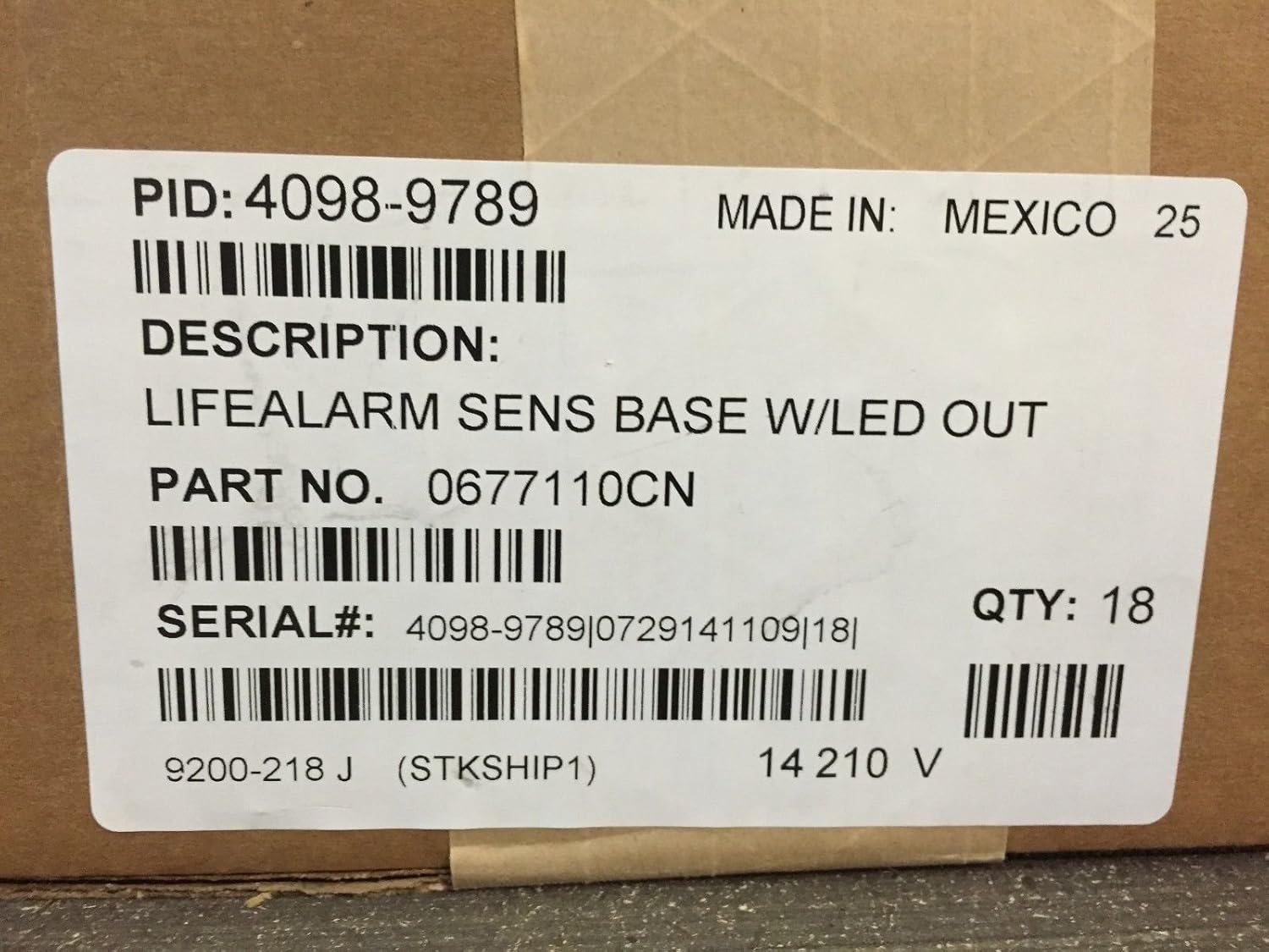 Simplex 4098-9789 - Base with Led Out