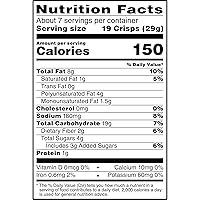 Vista 9 de Kellogg's Club Cracker Crisps, galletas horneadas, aperitivos de fiesta, rancho (6 bolsas)