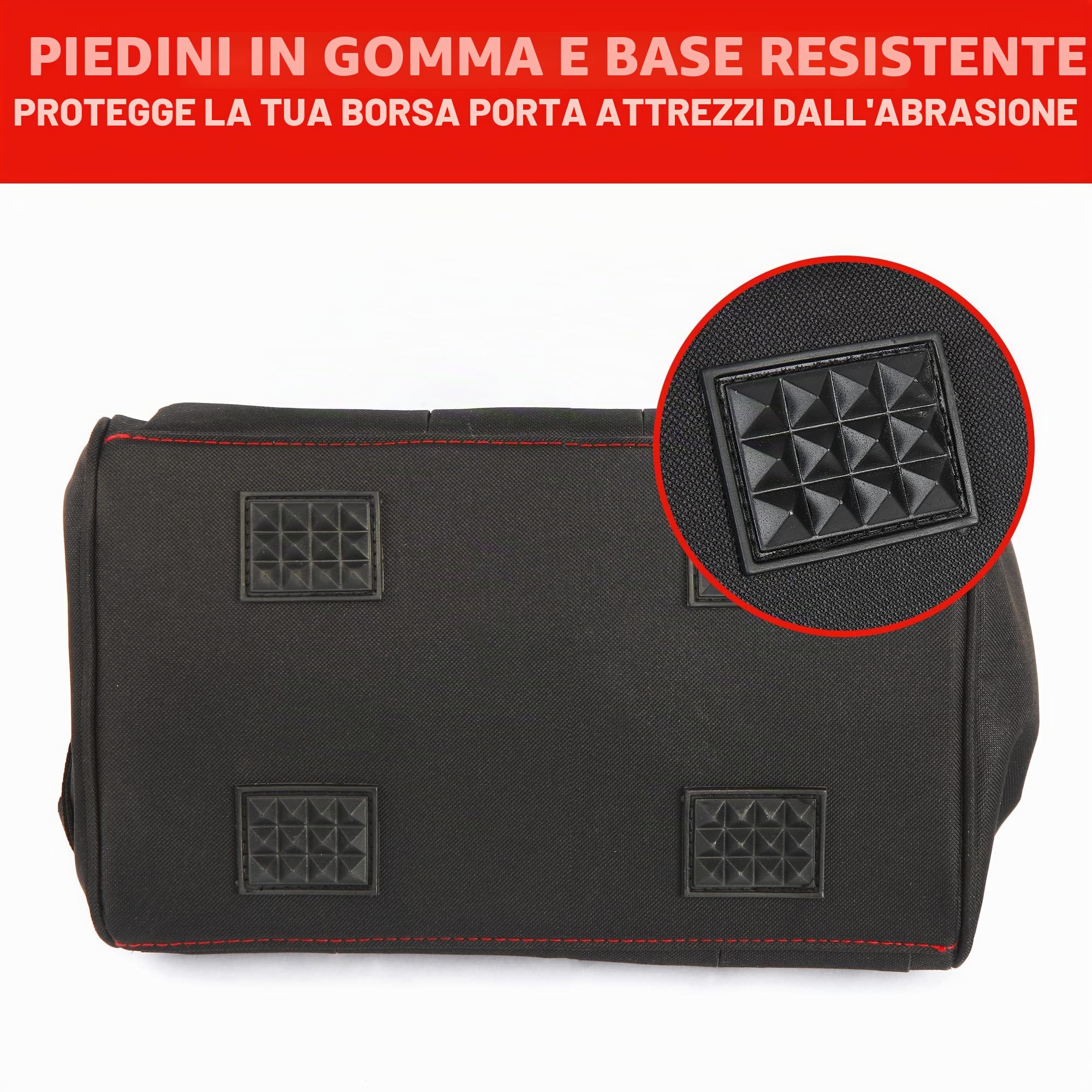 Workpro W081020 A Compact borsa porta attrezzi a bocca larga 30,5 cm